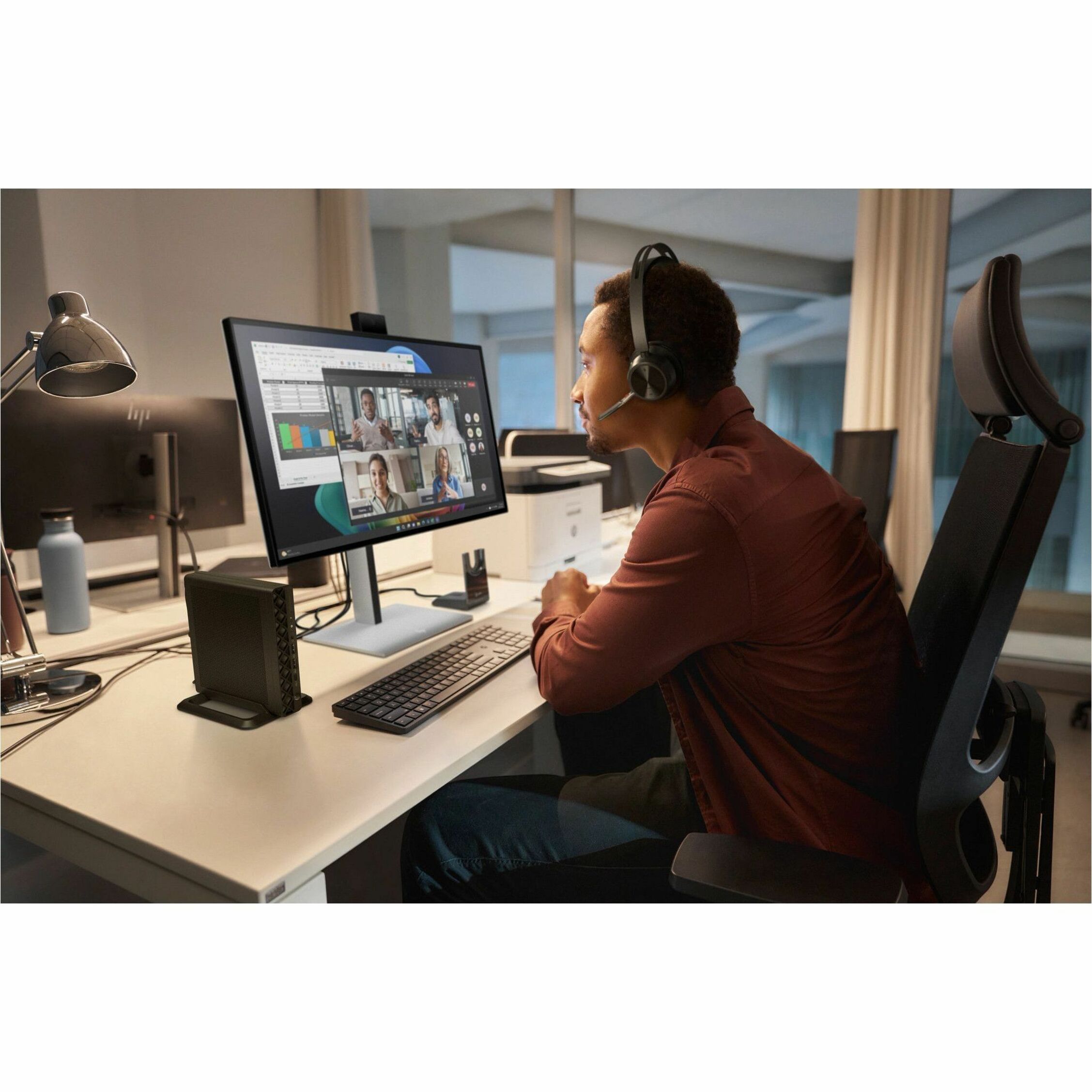HP EliteDesk 8 G1i Desktop Computer - Intel Core Ultra 5 235T - vPro Technology - 16 GB - 256 GB SSD - Desktop Mini - Jack Black - Intel Q870 Chip - Windows 11 Pro - Intel DDR5 SDRAM - English Keyboard - IEEE 802.11be Wireless LAN - 90 W — alternate image4