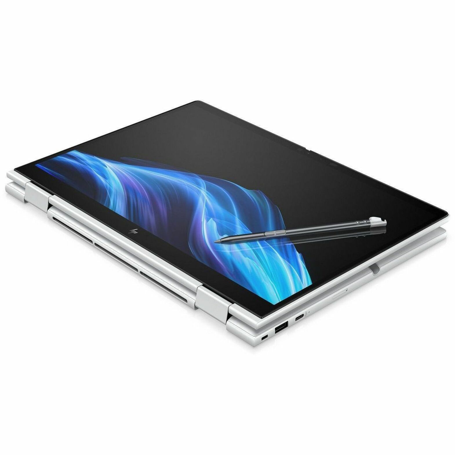 HP EliteBook 8 Flip G1i 13.3" Touchscreen Convertible 2 in 1 Notebook - WUXGA - Intel Core Ultra 5 235U - 32 GB - 512 GB SSD - Glacier Silver - Intel Chip - 1920 x 1200 - Windows 11 Pro - Intel - In-plane Switching (IPS) Technology - Front Camera/Webcam - IEEE 802.11ax Wireless LAN Standard — alternate image10