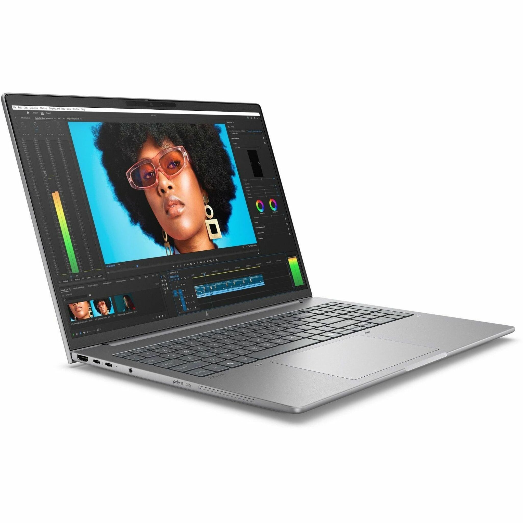HP ZBook 8 G1i 16" Mobile Workstation - WUXGA - Intel Core Ultra 7 265H - vPro Technology - 32 GB - 512 GB SSD - English Keyboard - Meteor Silver - Intel Chip - 1920 x 1200 - Windows 11 Pro - Intel Arc 140T GPU with 4 GB, NVIDIA RTX 500 Ada Generation - In-plane Switching (IPS) Technology - Front Camera/Webcam - IEEE 802.11be Wireless LAN Standard — alternate image2