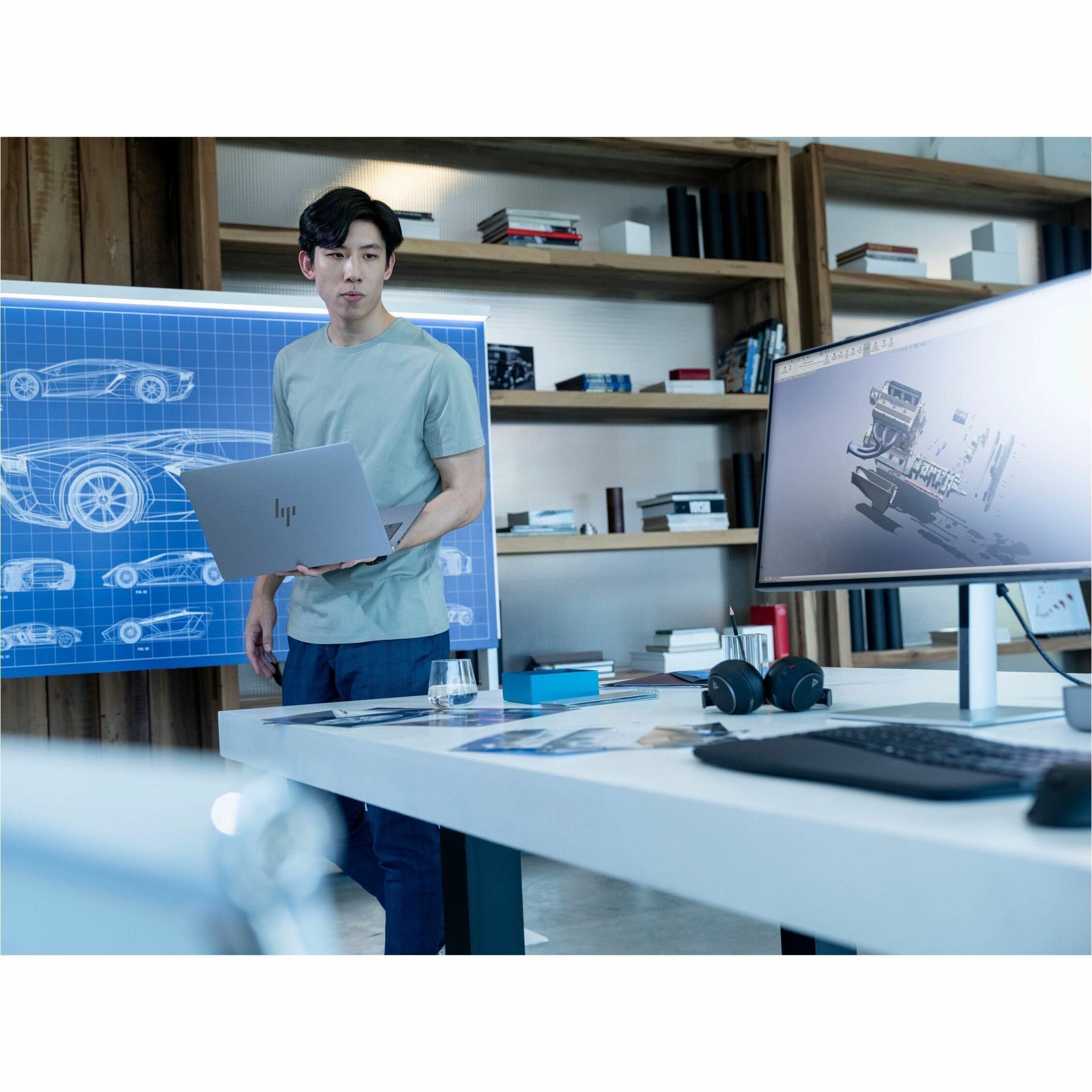 HP ZBook Ultra G1a 14" Copilot+ PC Mobile Workstation - WUXGA - AMD Ryzen AI MAX PRO 390 - 32 GB - 1 TB SSD - English Keyboard - Meteor Silver - AMD Chip - 1920 x 1200 - Windows 11 Pro - AMD Radeon 8050S Graphics - In-plane Switching (IPS) Technology - Front Camera/Webcam - IEEE 802.11be Wireless LAN Standard — alternate image11