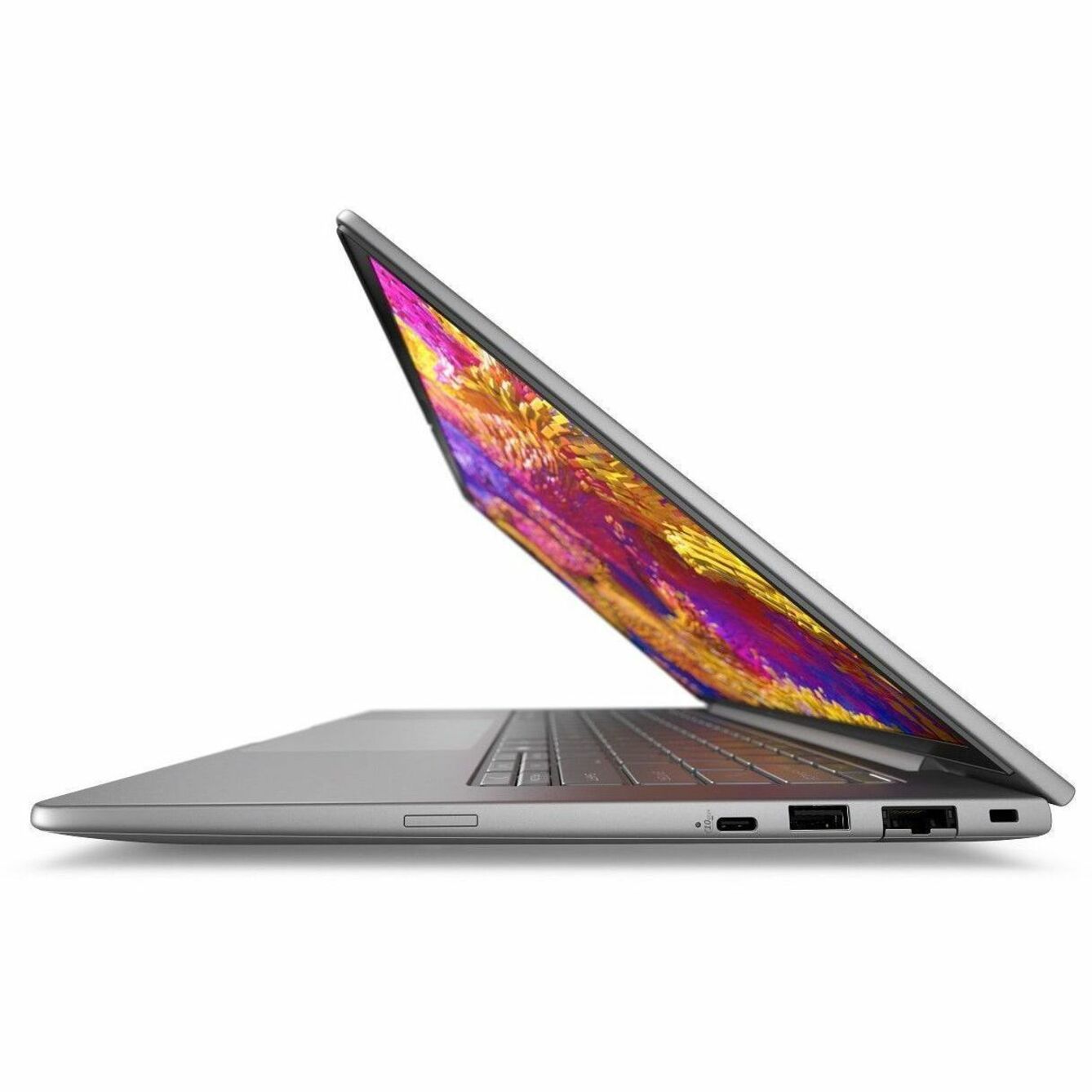 HP ZBook 8 G1ah 14" Mobile Workstation - WUXGA - AMD Ryzen 5 PRO 230 - 16 GB - 512 GB SSD - English, French Keyboard - Meteor Silver - AMD Chip - 1920 x 1200 - Windows 11 Pro - AMD Radeon 760M Graphics - In-plane Switching (IPS) Technology - Front Camera/Webcam - IEEE 802.11be Wireless LAN Standard — alternate image4