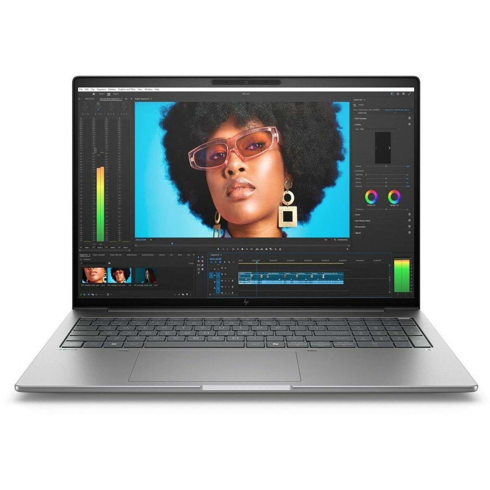 HP ZBook 8 G1i 16" Mobile Workstation - WUXGA - Intel Core Ultra 5 235H - vPro Technology - 16 GB - 512 GB SSD - English Keyboard - Meteor Silver - Intel Chip - 1920 x 1200 - Windows 11 Pro - Intel Arc 140T GPU with 4 GB, NVIDIA RTX 500 Ada Generation - In-plane Switching (IPS) Technology - Front Camera/Webcam - IEEE 802.11be Wireless LAN Standard — alternate image12