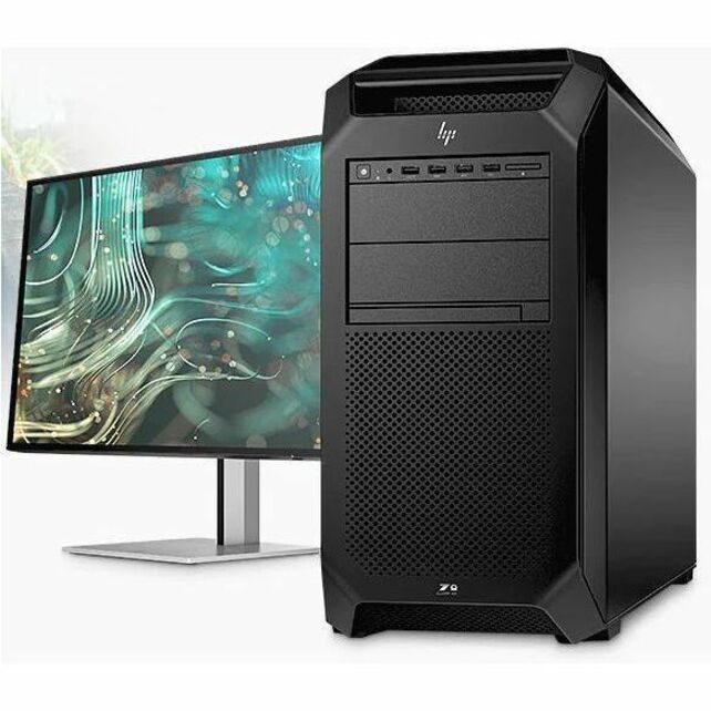 HP Z8 G5 Workstation - Intel Xeon Gold 4th Gen 5416S - 64 GB - Tower - Black - Intel C741 Chip - NVMe, Serial ATA/600 Controller - 0, 1, 5, 10 RAID Levels - Gigabit Ethernet — alternate image4