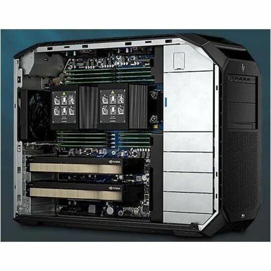 HP Z8 G5 Workstation - Intel Xeon Gold 4th Gen 5416S - 128 GB - Tower - Black - Intel C741 Chip - NVMe, Serial ATA/600 Controller - 0, 1, 5, 10 RAID Levels - Gigabit Ethernet — alternate image2