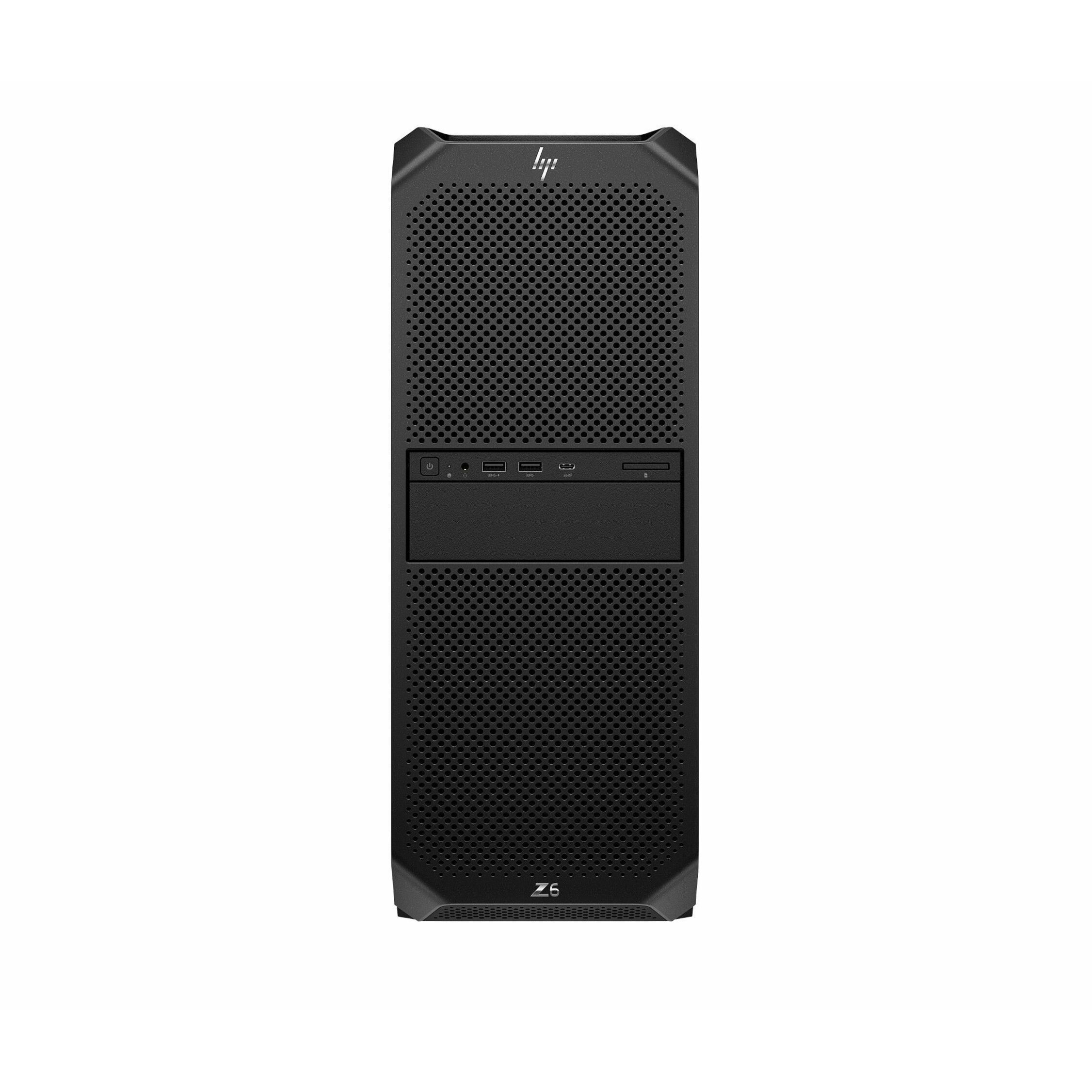 HP Z6 G5 A Workstation - 1 x AMD Ryzen Threadripper PRO 7975WX - 128 GB - Tower - Black - AMD PRO 695 Chip - Serial ATA/600, NVMe Controller - 0, 1, 5, 10 RAID Levels - Gigabit Ethernet