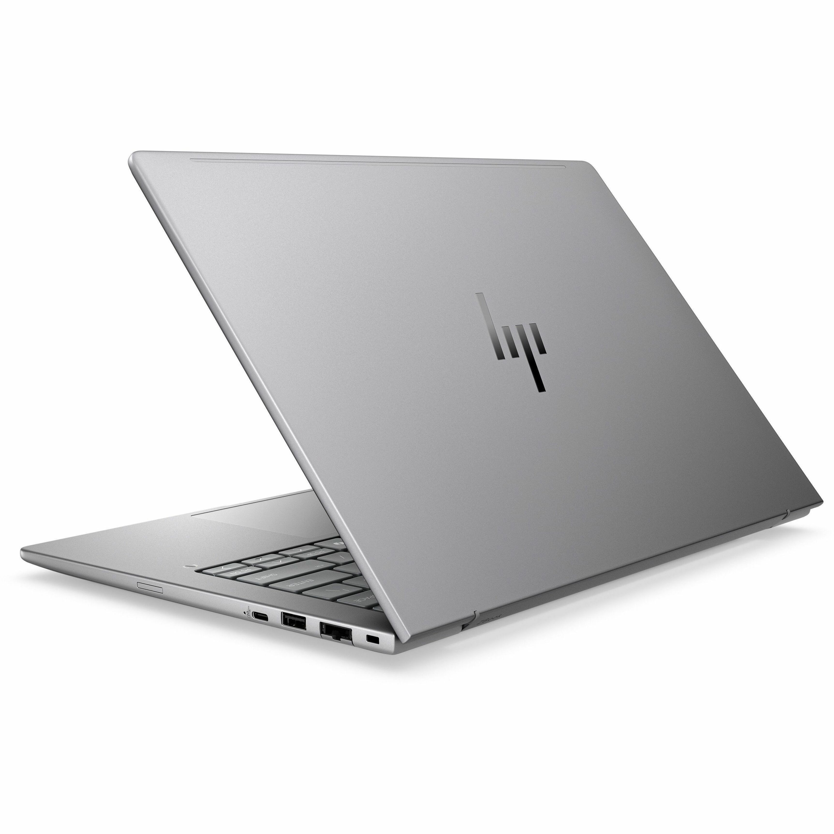 HP ZBook 8 G1ak 14" Touchscreen Copilot+ PC Mobile Workstation - WUXGA - AMD Ryzen AI 7 PRO 350 - 32 GB - 512 GB SSD - English Keyboard - Meteor Silver - AMD Chip - 1920 x 1200 - Windows 11 Pro - AMD Radeon 860M Graphics - In-plane Switching (IPS) Technology - Front Camera/Webcam - IEEE 802.11be Wireless LAN Standard — top