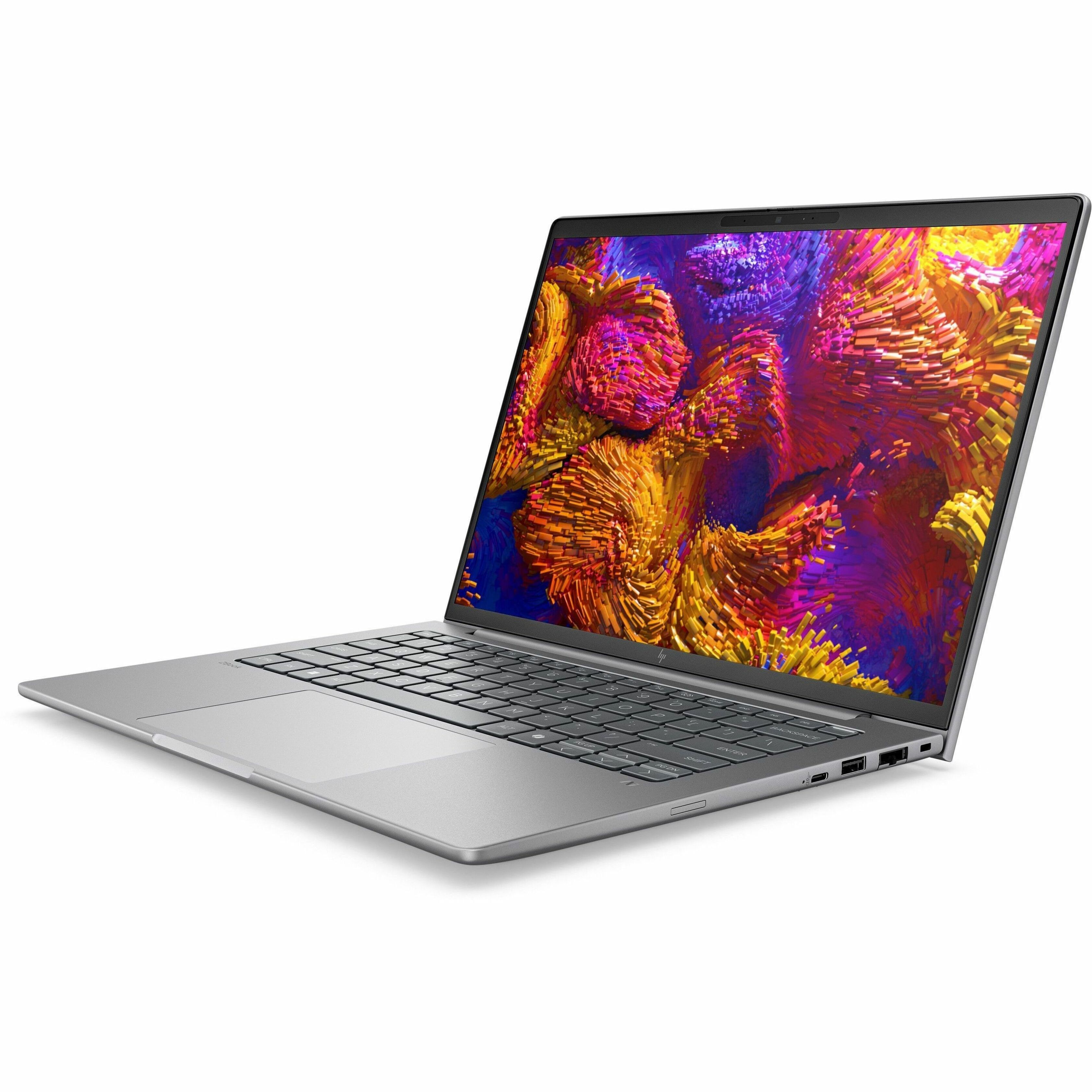 HP ZBook 8 G1ak 14" Copilot+ PC Mobile Workstation - WUXGA - AMD Ryzen AI 7 PRO 350 - 32 GB - 1 TB SSD - English Keyboard - Meteor Silver - AMD Chip - 1920 x 1200 - Windows 11 Pro - AMD Radeon 860M Graphics - In-plane Switching (IPS) Technology - Front Camera/Webcam - IEEE 802.11be Wireless LAN Standard — left