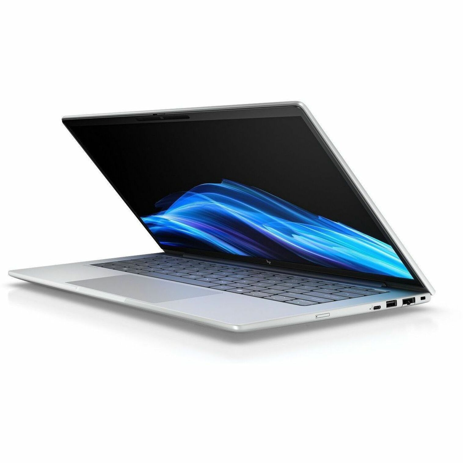 HP EliteBook 8 G1i 14" Notebook - WUXGA - 60 Hz - Intel Core Ultra 5 225U - 16 GB - 512 GB SSD - English Keyboard - Glacier Silver - Intel Chip - 1920 x 1200 - Windows 11 Pro - Intel Arc Graphics - In-plane Switching (IPS) Technology - Front Camera/Webcam - IEEE 802.11be Wireless LAN Standard — alternate image2