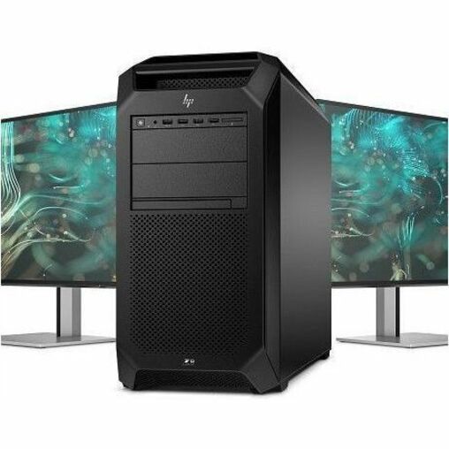 HP Z8 G5 Workstation - Intel Xeon Silver 5th Gen 4510 - 64 GB - 512 GB SSD - Tower - Black - Intel C741 Chip - NVMe, Serial ATA/600 Controller - 0, 1, 5, 10 RAID Levels - Gigabit Ethernet — alternate image4