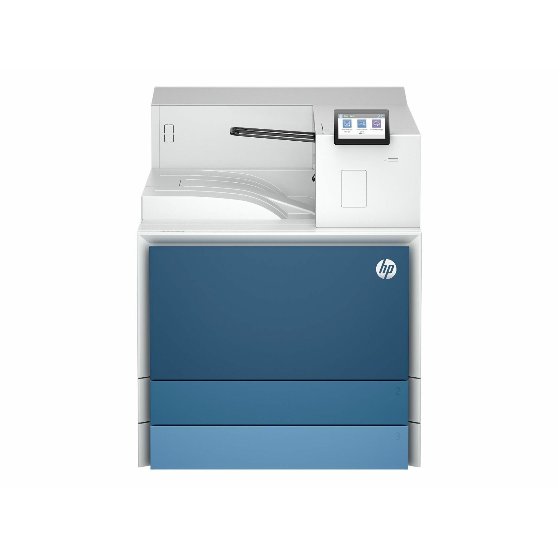 HP LaserJet Enterprise 8501dn Wired Laser Printer - Color - 1200 x 1200 dpi Print - Automatic Duplex Print - Ethernet - 250000 Pages Duty Cycle - Plain Paper Print - Gigabit Ethernet - USB