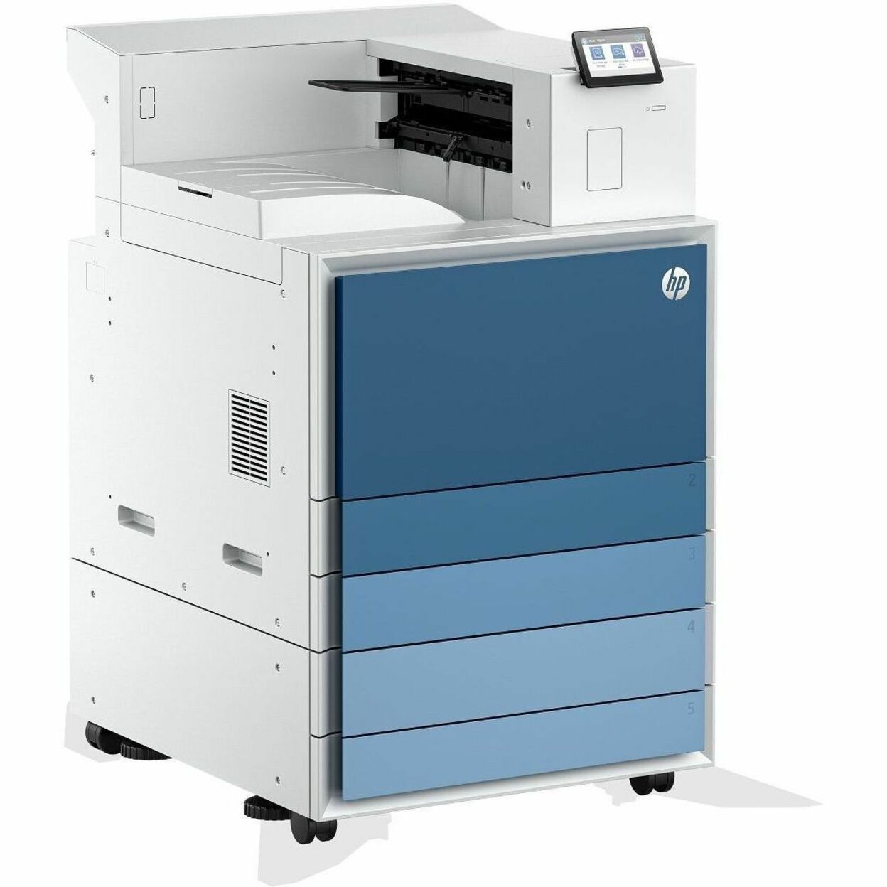 HP LaserJet Enterprise 8501x Wired Laser Printer - Color - 1200 x 1200 dpi Print - Automatic Duplex Print - Ethernet - 250000 Pages Duty Cycle - Plain Paper Print - Gigabit Ethernet - USB — right