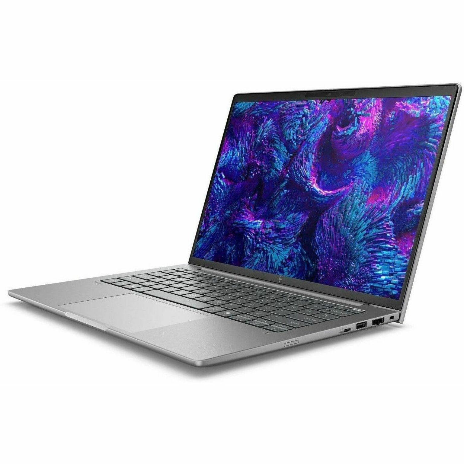 HP ZBook 8 G1i 14" Mobile Workstation - WUXGA - Intel Core Ultra 9 285H - vPro Technology - 32 GB - 1 TB SSD - Meteor Silver - Intel Chip - 1920 x 1200 - Windows 11 Pro - Intel Arc 140T GPU with 4 GB, NVIDIA RTX 500 Ada Generation - In-plane Switching (IPS) Technology - Front Camera/Webcam - IEEE 802.11be Wireless LAN Standard — leftmaximum