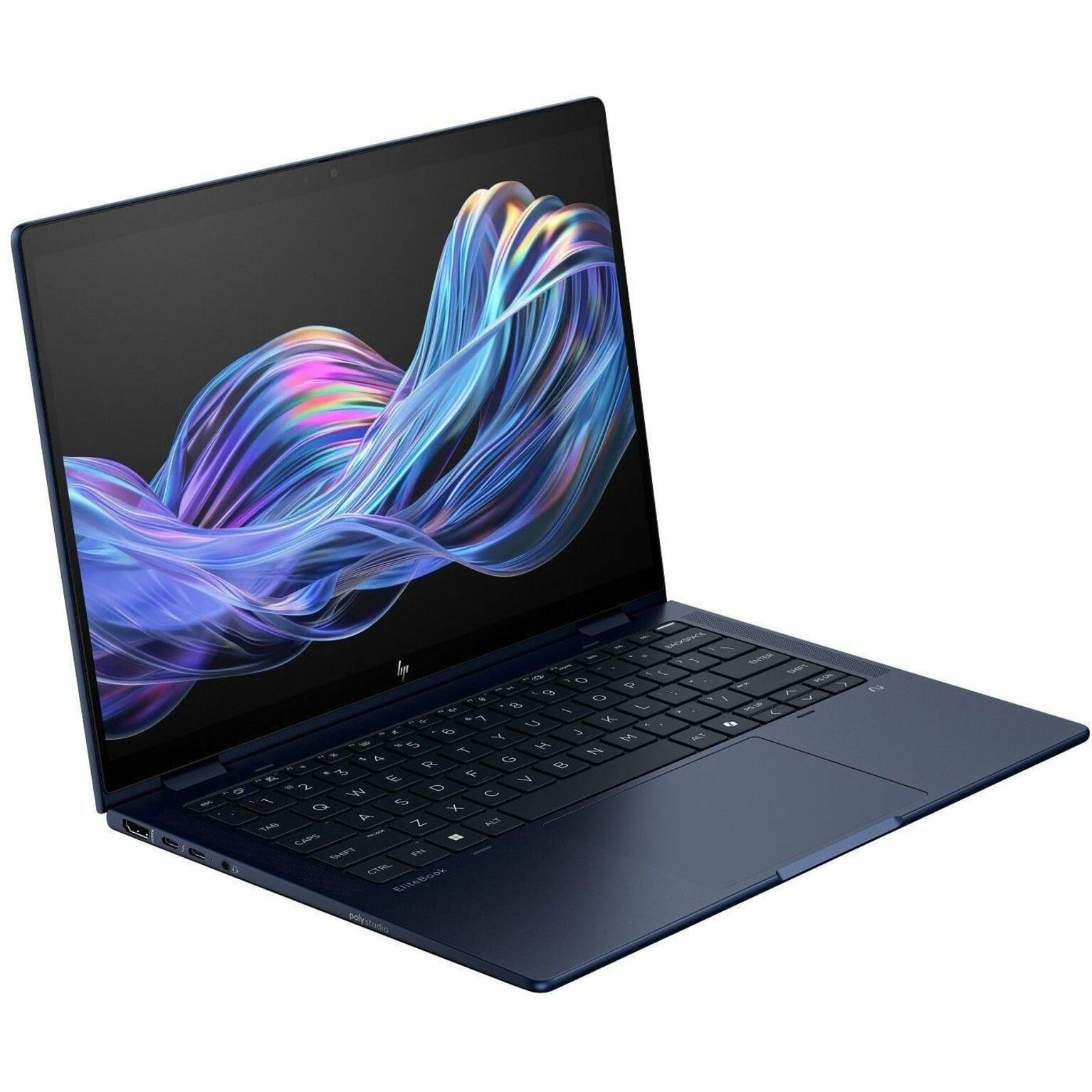 HP EliteBook X Flip G1i 14" Touchscreen Convertible Copilot+ PC 2 in 1 Notebook - WUXGA - Intel Core Ultra 7 268V - 32 GB - 1 TB SSD - Atmospheric Blue - Intel Chip - 1920 x 1200 - Windows 11 Home - Intel Arc Graphics - In-plane Switching (IPS) Technology - IEEE 802.11be Wireless LAN Standard — alternate image1