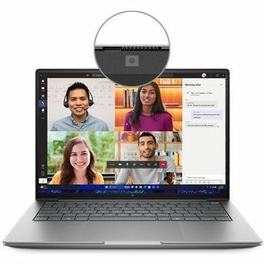 HP ZBook 8 G1i 14" Mobile Workstation - Intel Core Ultra 5 2nd Gen 235U - 16 GB - 256 GB SSD - Intel Chip - Intel - Front Camera/Webcam — alternate image12