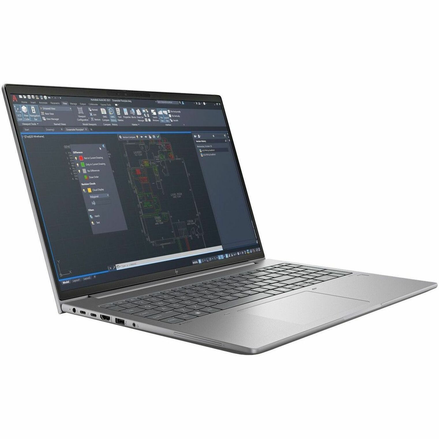 HP ZBook Power G11 A 16" Mobile Workstation - WQXGA - 120 Hz - AMD Ryzen 7 8845HS - 32 GB - 1 TB SSD - AMD Chip - 2560 x 1600 - AMD - Eyesafe, In-plane Switching (IPS) Technology - Front Camera/Webcam - IEEE 802.11ax Wireless LAN Standard — alternate image4