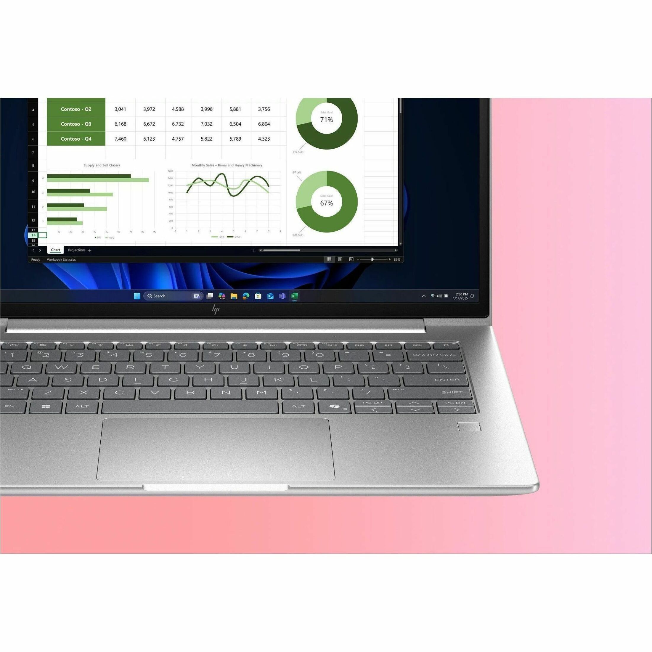 HP EliteBook 6 G1i 14" Notebook - Intel Core Ultra 5 2nd Gen 235U - 256 GB SSD - Intel Chip - Front Camera/Webcam — alternate image11
