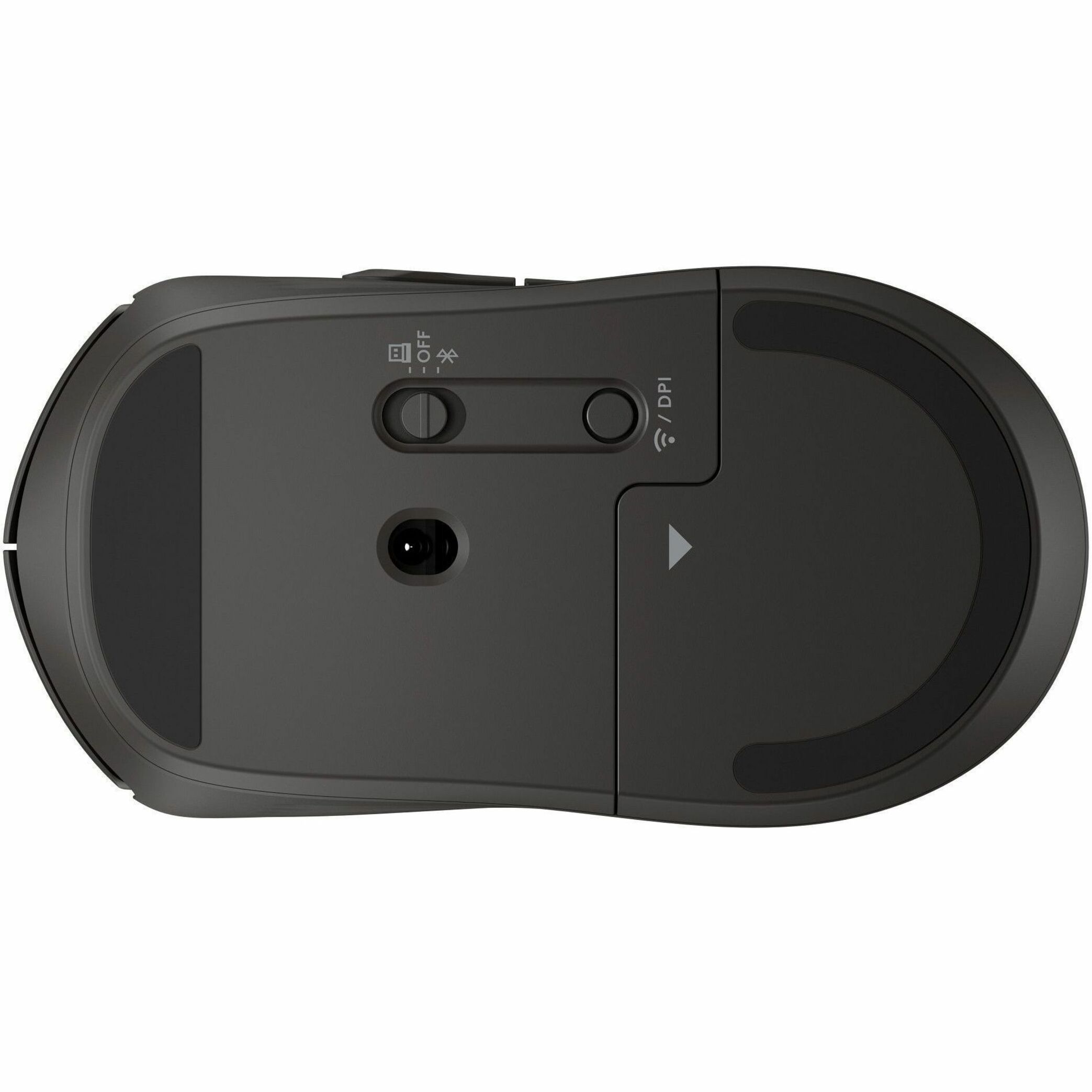 HP 400 Quiet Wireless Mouse - Multi Surface - Wireless - 32.81 ft - Bluetooth/Radio Frequency - 2.40 GHz - Black - USB Type A - 6000 dpi - Scroll Wheel - 5 Button(s) - Symmetrical - 1 x AA Battery Supported — alternate image1