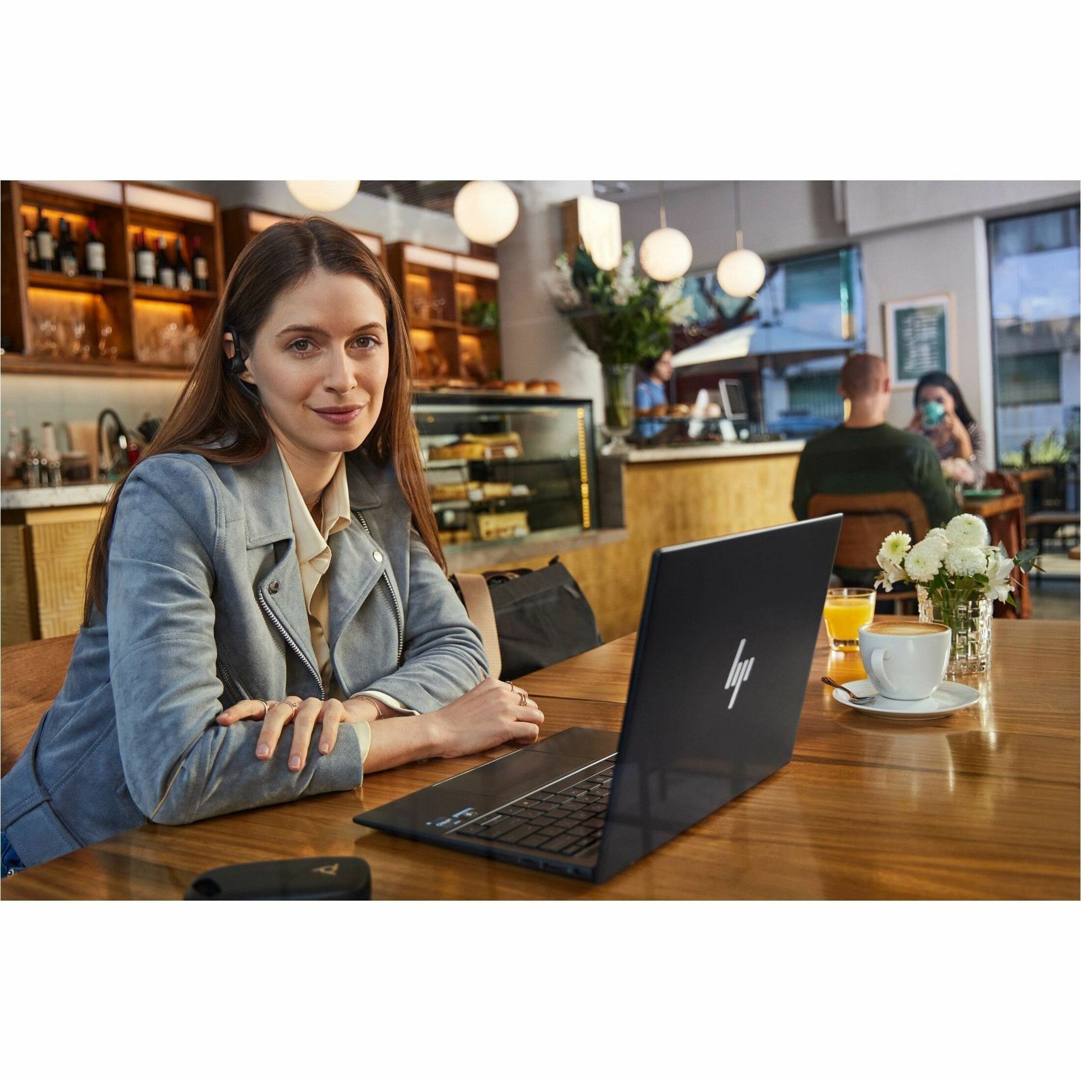 Poly Voyager Legend 50-M Headset UC - Mono - Wireless - Bluetooth - 98.4 ft - 16 Ohm - 100 Hz to 20 kHz - Earbud, Behind-the-ear, Over-the-ear - Monaural - In-ear - Noise Cancelling Microphone - Noise Canceling - Black - TAA Compliant — alternate image1