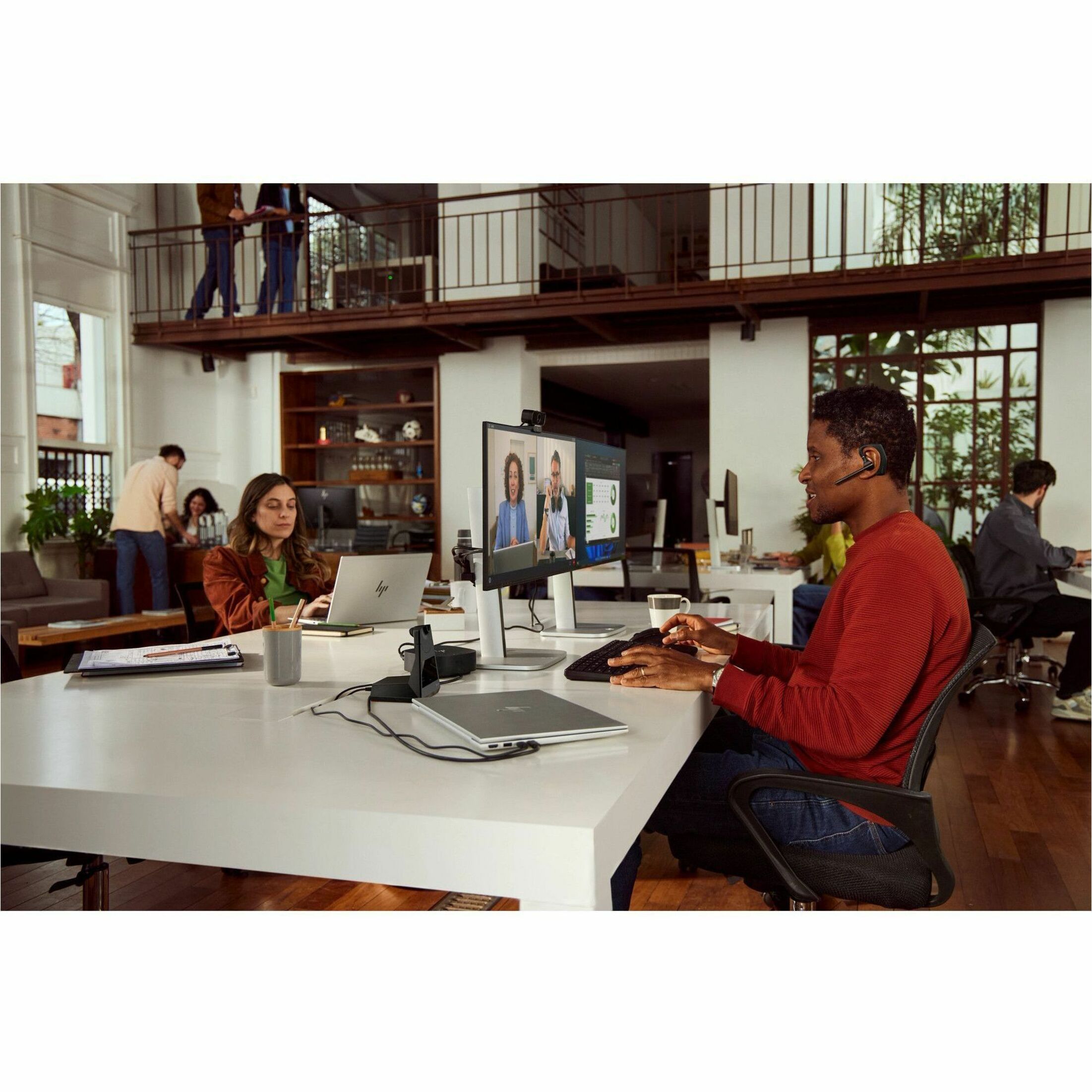 Poly Voyager Legend 50 Headset UC TAA - Mono - USB Type C - True Wireless - Bluetooth - 98.4 ft - 16 Ohm - Earbud, Behind-the-ear, Over-the-ear - Monaural - In-ear - Noise Cancelling Microphone - Noise Canceling - Black - TAA Compliant — alternate image11