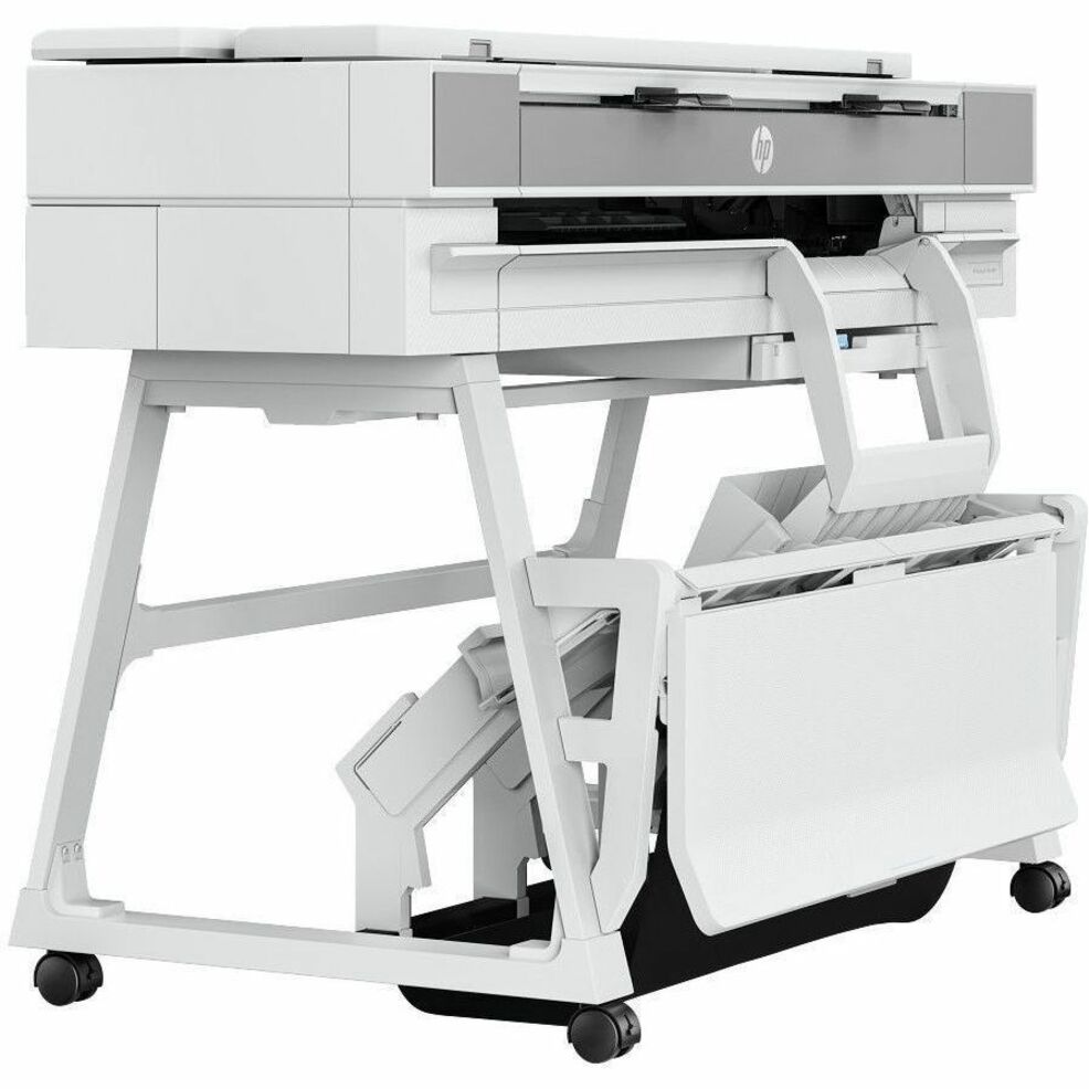 HP Designjet T950 A0 Inkjet Large Format Printer - Includes Scanner, Copier, Printer - 36" Print Width - Color - 4 Color(s) - 21 Second Color Speed - 2400 x 1200 dpi - Ethernet - Wireless LAN - Sheetfed Color Scan - Sheetfed Color Copy - Plain Paper, Poster Paper, Bond Paper, Coated Paper, Heavyweight Coated Paper, Bright White Inkjet Paper, Blueprint, Technical Paper, Tracing Paper, Clear Film, Matte Film, ... - Floor Standing Supported - Wi-Fi Direct, Apple AirPrint, HP ePrint - HP GL/2, — alternate image11
