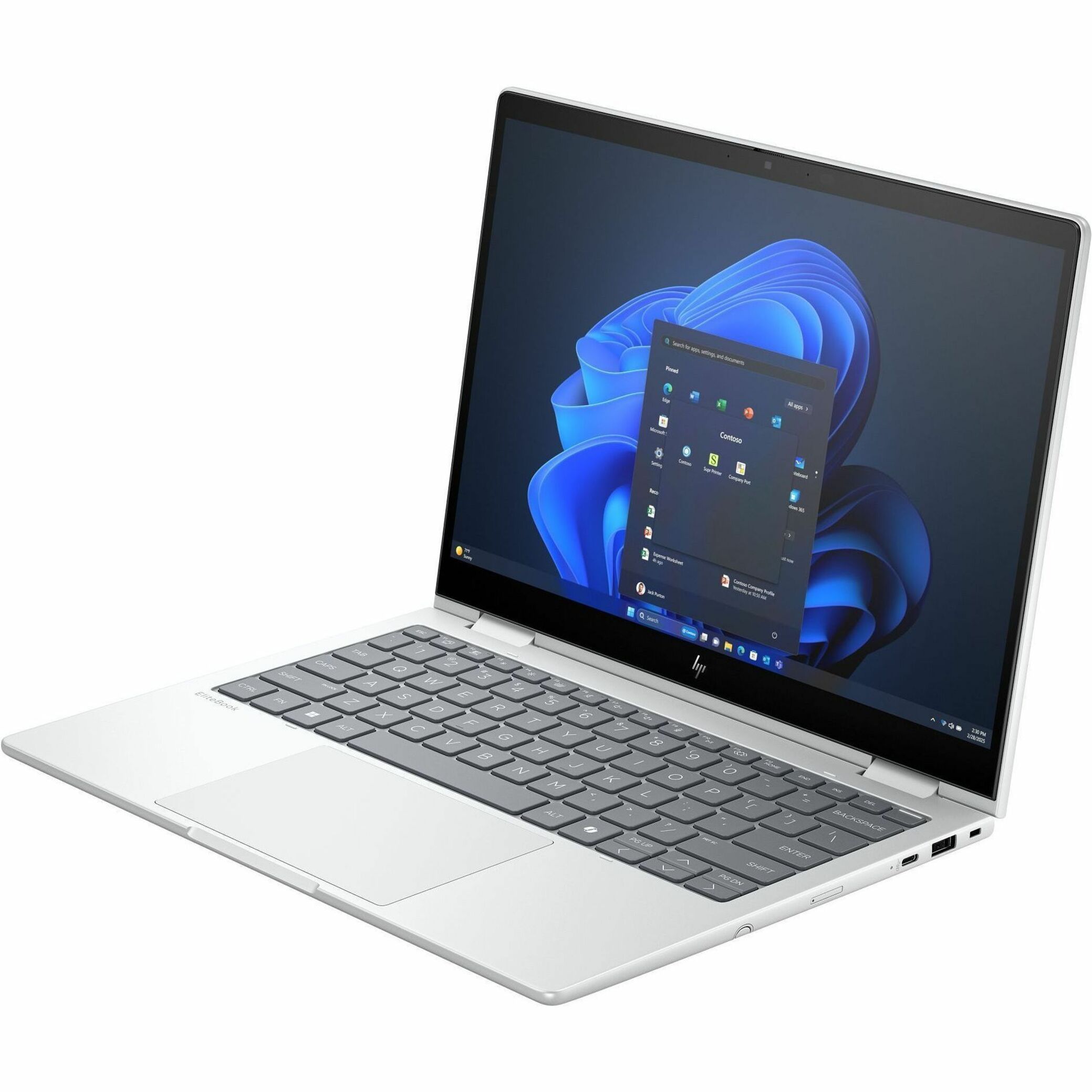 HP EliteBook 8 Flip G1i 13.3" Touchscreen Convertible 2 in 1 Notebook - WUXGA - 60 Hz - Intel Core Ultra 7 2nd Gen 265U - 16 GB - 512 GB SSD - Intel Chip - LTE Advanced - 1920 x 1200 - Intel - In-plane Switching (IPS) Technology - 4G - IEEE 802.11be Wireless LAN Standard — alternate image11