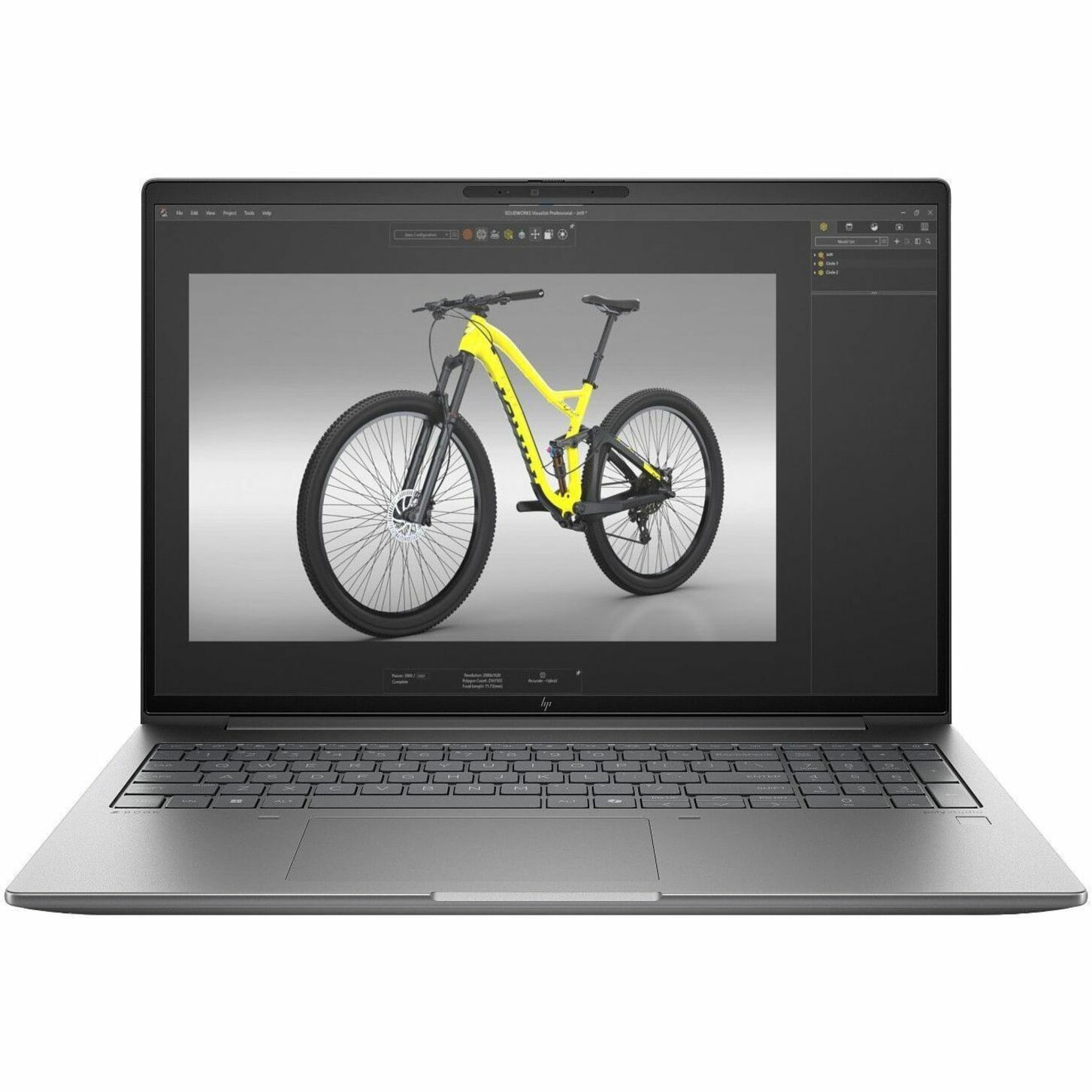 HP ZBook Power G11 A 16" Mobile Workstation - WQXGA - 120 Hz - AMD Ryzen 7 8845HS - 16 GB - 1 TB SSD - AMD Chip - 2560 x 1600 - AMD - Eyesafe, In-plane Switching (IPS) Technology - Front Camera/Webcam - IEEE 802.11ax Wireless LAN Standard — alternate image5