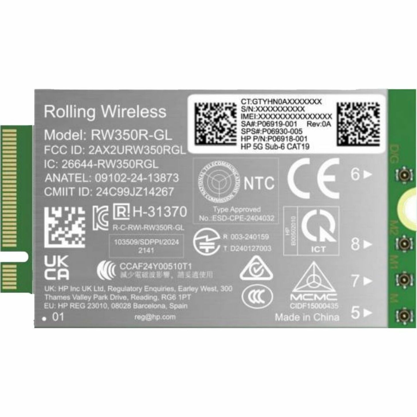 HP 5G Solution WWAN (B8BD4AA)