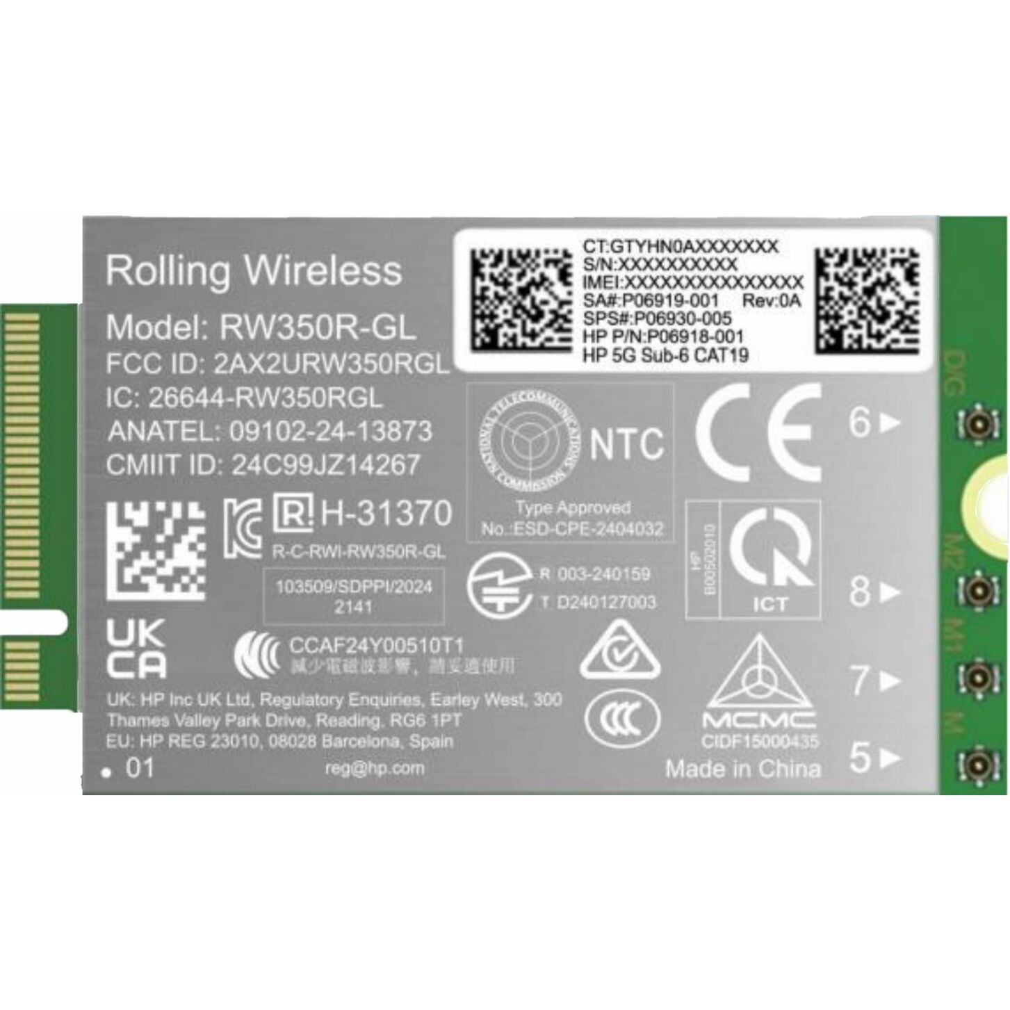 HP 5G Solution WWAN (B8BD4AA)