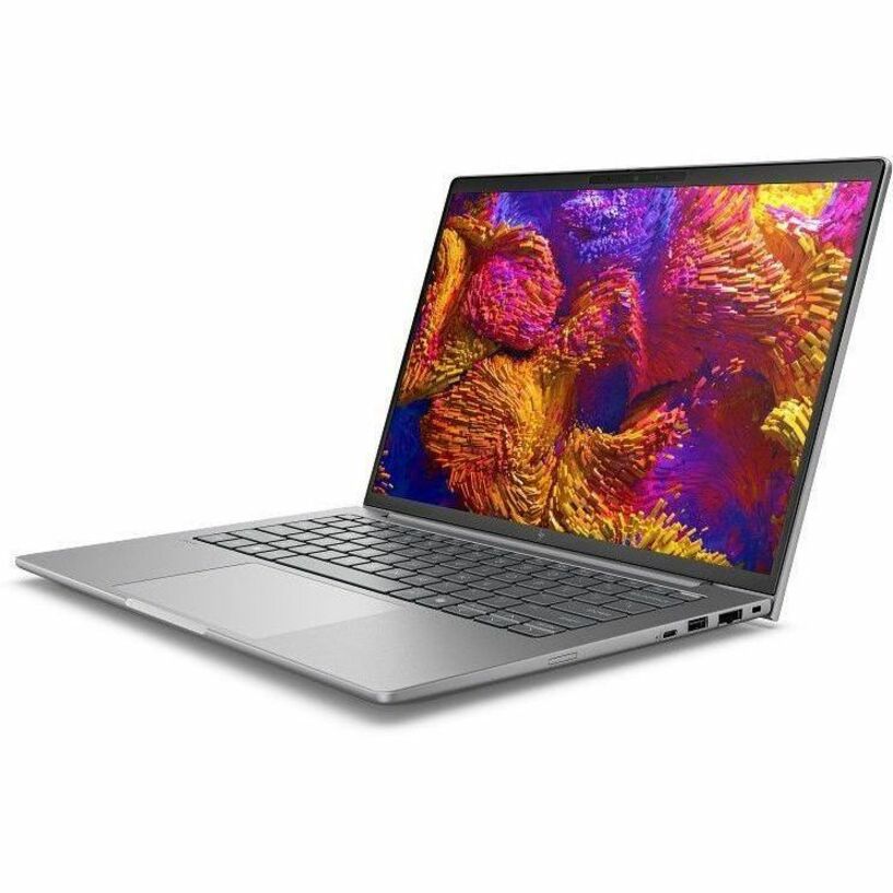 HP ZBook 8 G1ah 14" Mobile Workstation - AMD Ryzen 5 PRO 230 - 32 GB - 256 GB SSD - AMD Chip - AMD Radeon Graphics — left