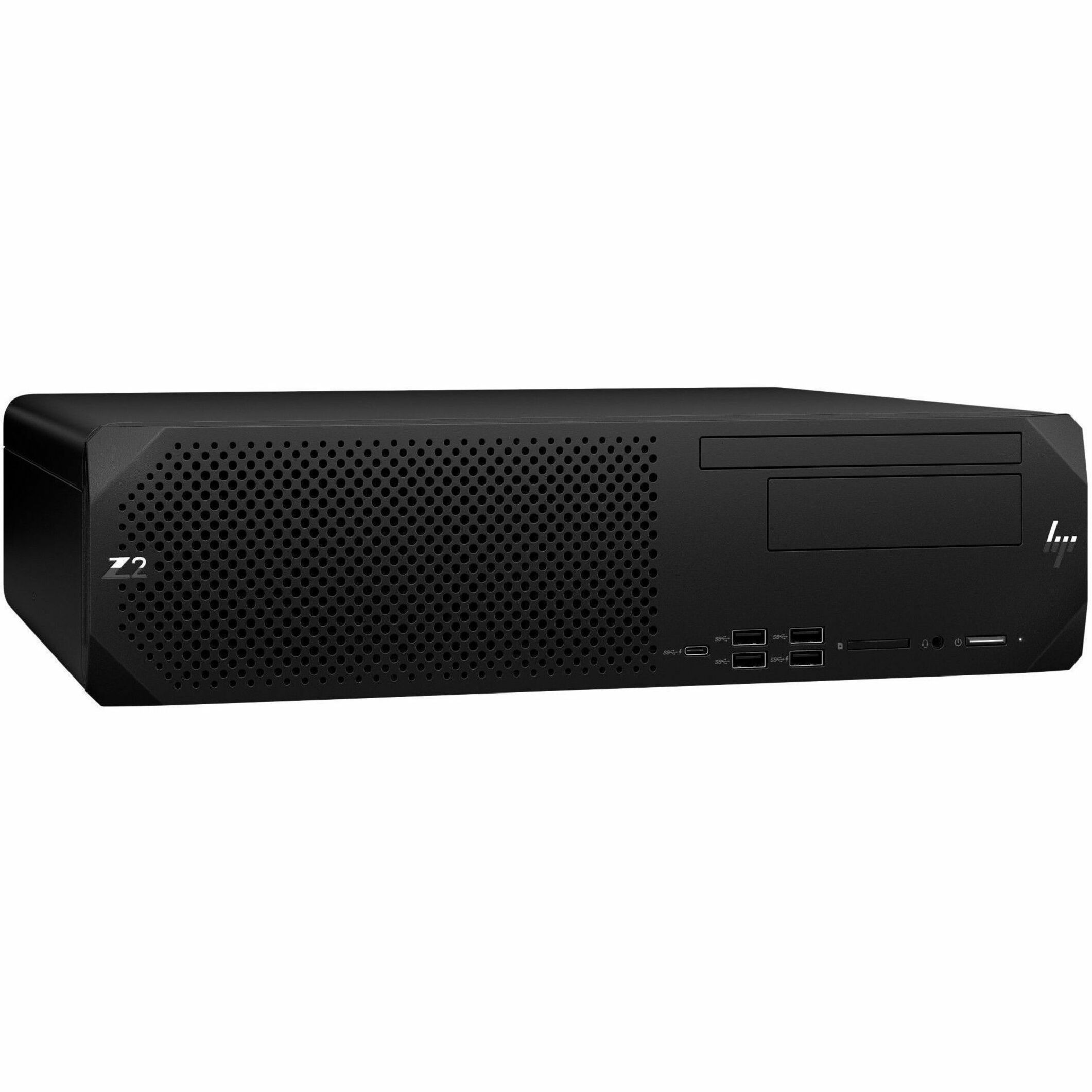 HP Z2 G9 Workstation - 1 x Intel Core i7 14th Gen i7-14700 - 16 GB - 512 GB SSD - Small Form Factor - Black - Intel W680 Chip - Serial ATA/600, NVMe Controller - 0, 1 RAID Levels - Gigabit Ethernet — right