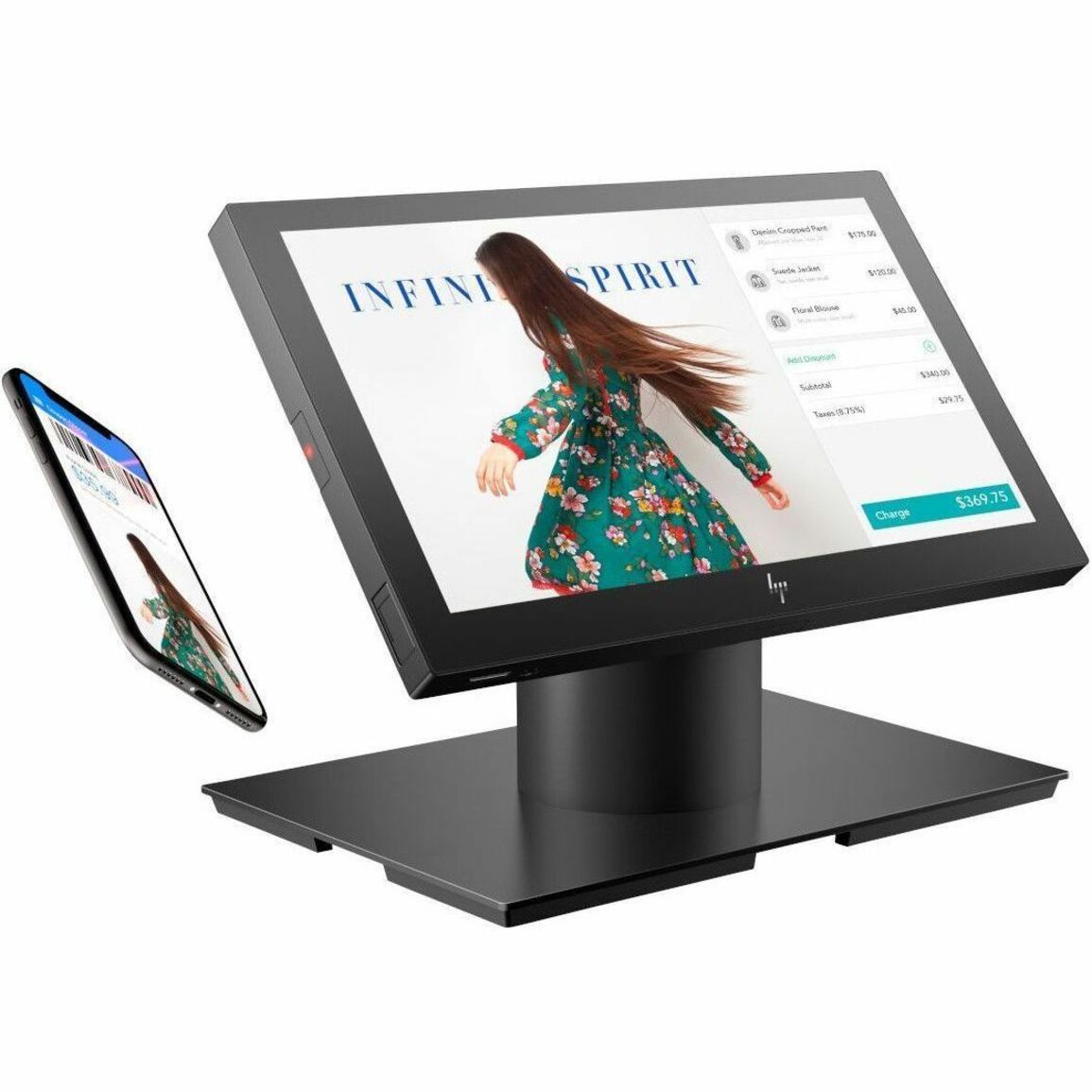 HP Engage One All-in-One System Model 143 - (Intel Core i3 i3-7100U 2.40 GHz - 16 GB DDR4 SDRAM - 1 TB SSD M.2/PCI Express — alternate image3