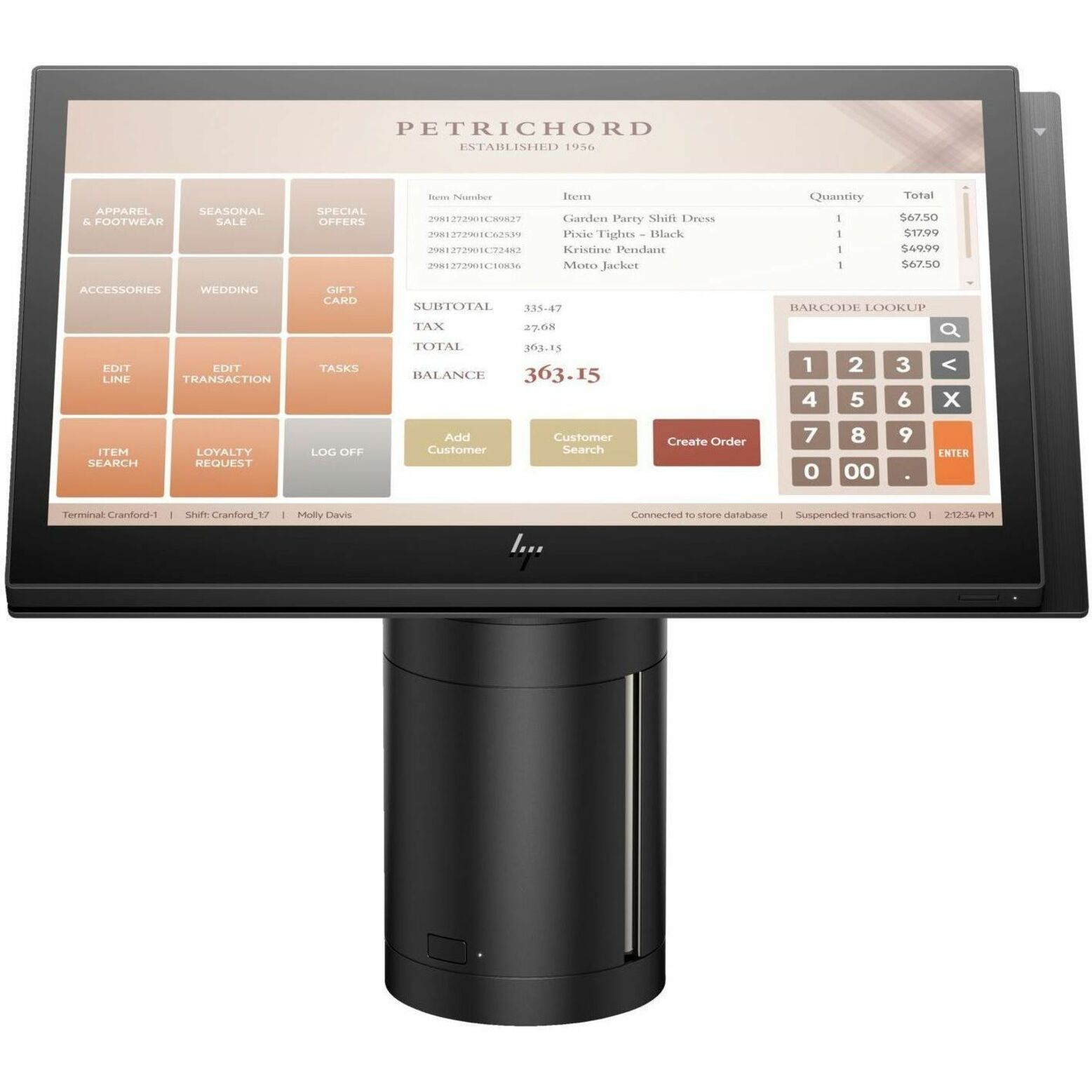 HP Engage One All-in-One System Model 143