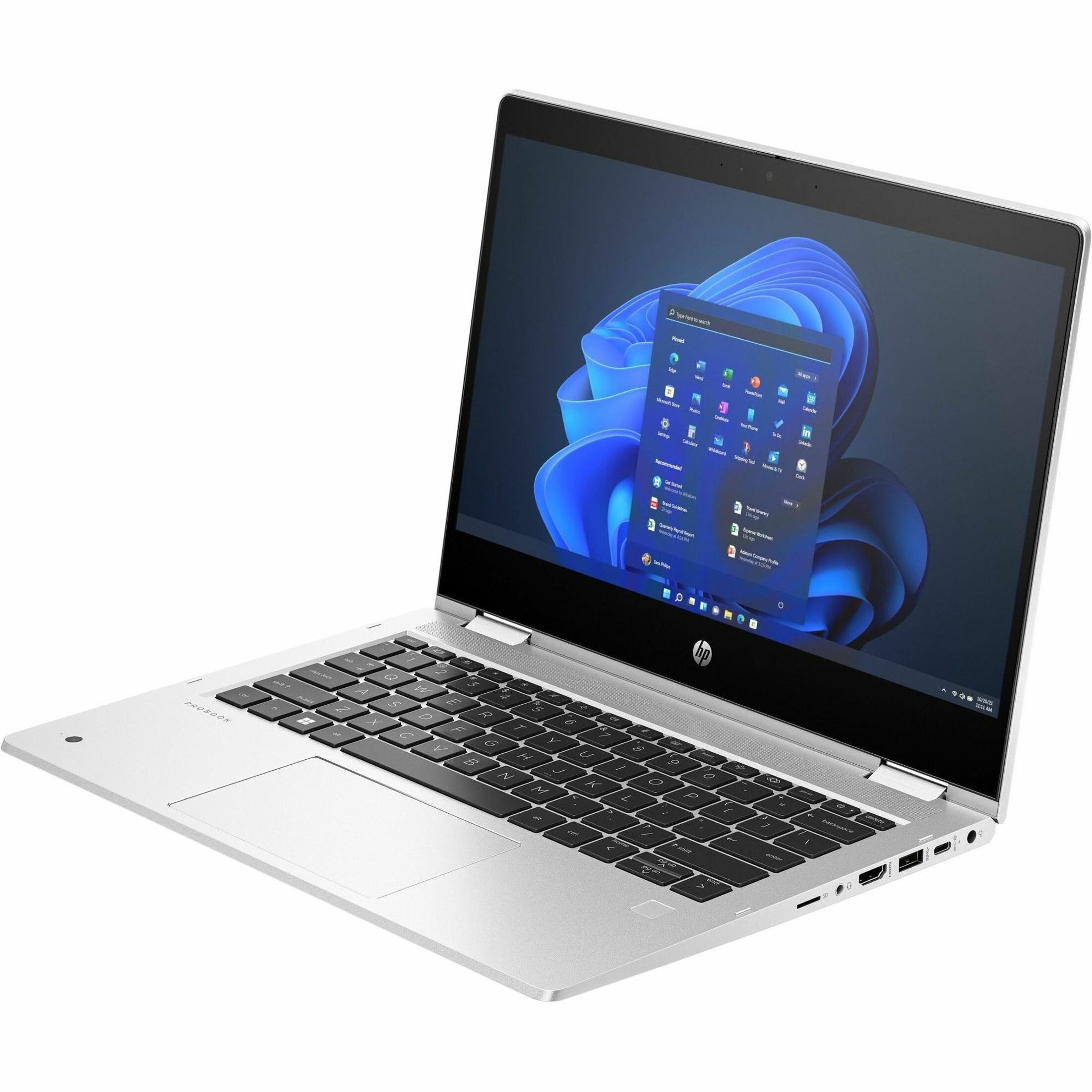 HP Pro x360 435 G10 13.3" Touchscreen Convertible 2 in 1 Notebook - Full HD - 60 Hz - AMD Ryzen 7 7730U - 32 GB - 512 GB SSD - AMD Chip - 1920 x 1080 - AMD - BrightView - IEEE 802.11ax Wireless LAN Standard — alternate image1