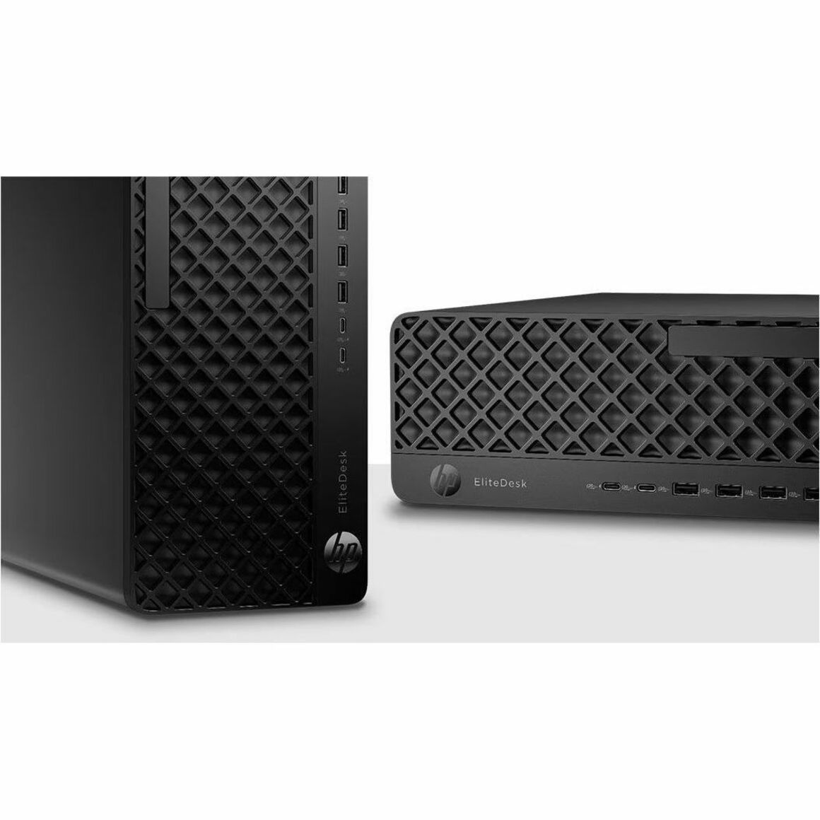 HP EliteDesk 8 G1i Desktop Computer - Intel Core Ultra 5 235 - vPro Technology - 16 GB - 512 GB SSD - Tower - Jack Black - Intel Q870 Chip - Windows 11 Pro - Intel DDR5 SDRAM - English Keyboard - 280 W — alternate image3