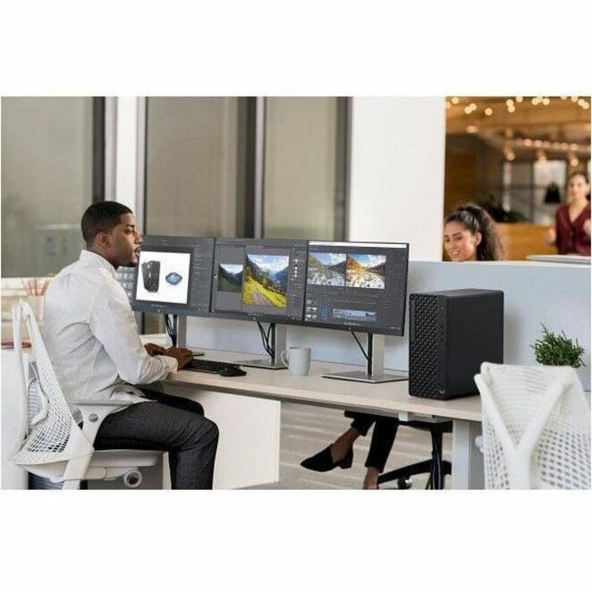 HP EliteDesk 8 G1i Desktop Computer - Intel Core Ultra 5 235 - vPro Technology - 16 GB - 512 GB SSD - Tower - Jack Black - Intel Q870 Chip - Windows 11 Pro - Intel DDR5 SDRAM - English Keyboard - 280 W — alternate image4