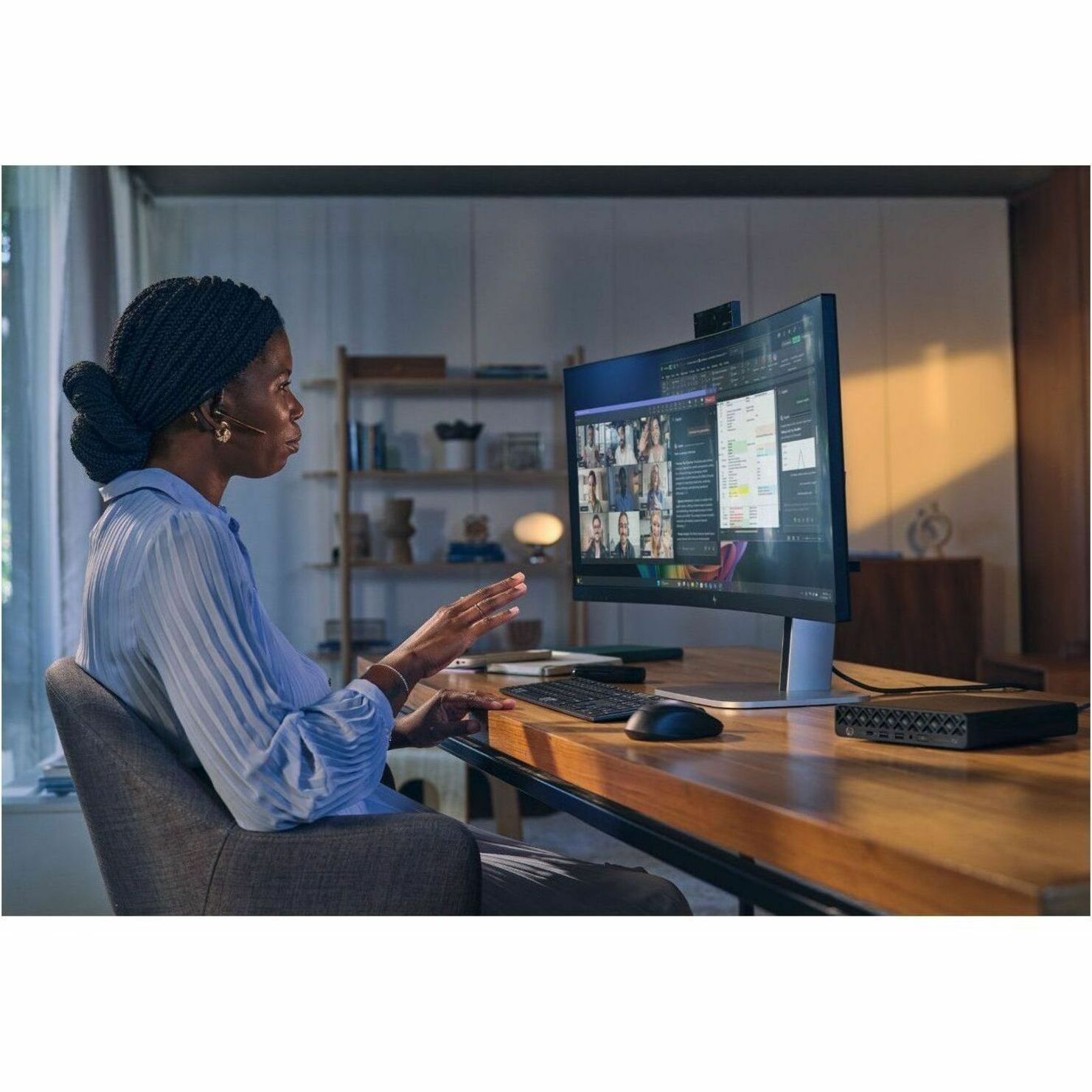 HP EliteDesk 8 G1a Desktop Computer - AMD Ryzen AI 5 PRO 340 - 16 GB - 512 GB SSD - Mini PC - Jack Black - AMD Chip - Windows 11 Pro - AMD Radeon 840M Graphics DDR5 SDRAM - English Keyboard - IEEE 802.11be Wireless LAN - 90 W — alternate image11
