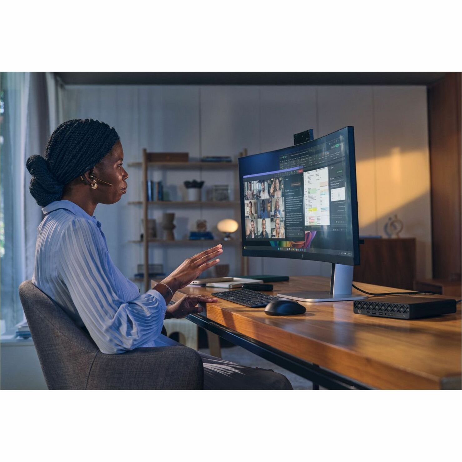 HP EliteDesk 8 G1a Desktop Computer - AMD Ryzen AI 5 PRO 340 - 16 GB - 256 GB SSD - Mini PC - Jack Black - AMD Chip - Windows 11 Pro - AMD Radeon 840M Graphics DDR5 SDRAM - English Keyboard - IEEE 802.11be Wireless LAN - 90 W — alternate image11