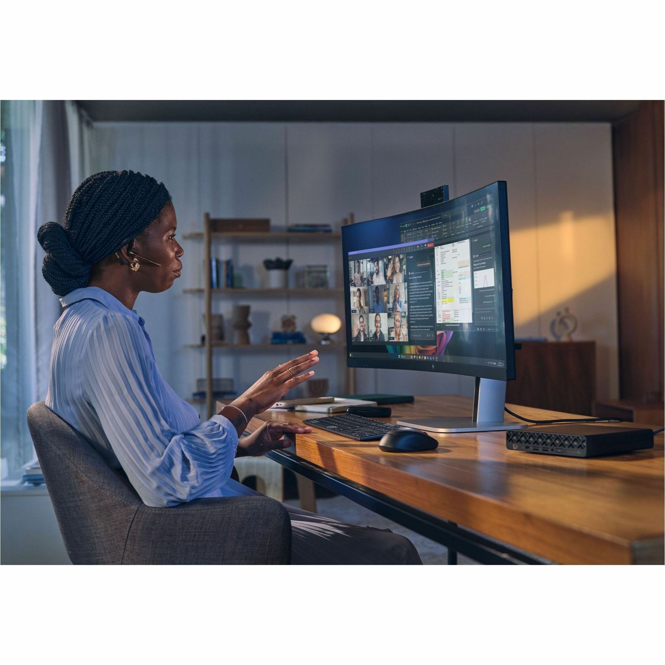 HP EliteDesk 8 G1a Desktop Computer - AMD Ryzen AI 7 350 - 64 GB - 1 TB SSD - Mini PC - Jack Black - AMD Chip - Windows 11 Pro - AMD Radeon 860M Graphics DDR5 SDRAM - English Keyboard - IEEE 802.11be Wireless LAN - 90 W — life style