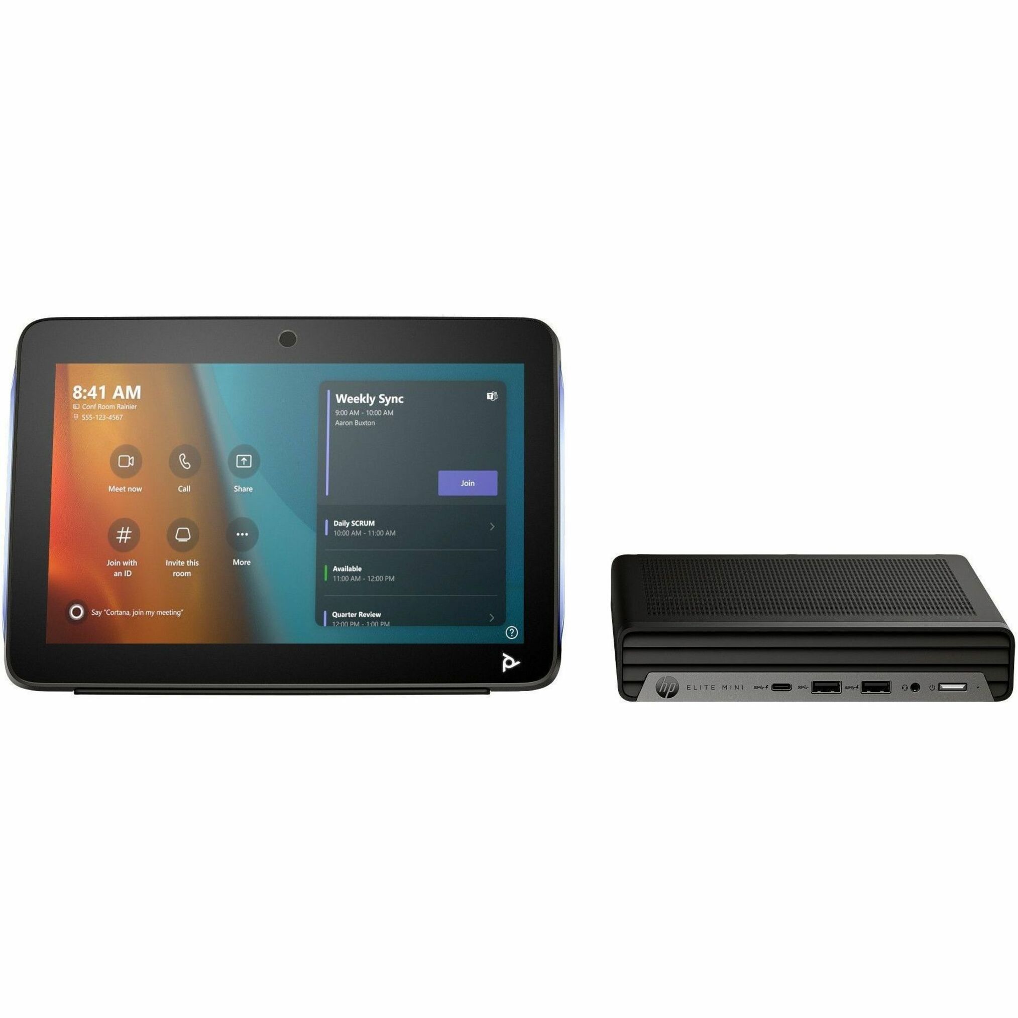 HP Mini IP Conference PC with Microsoft Team Rooms