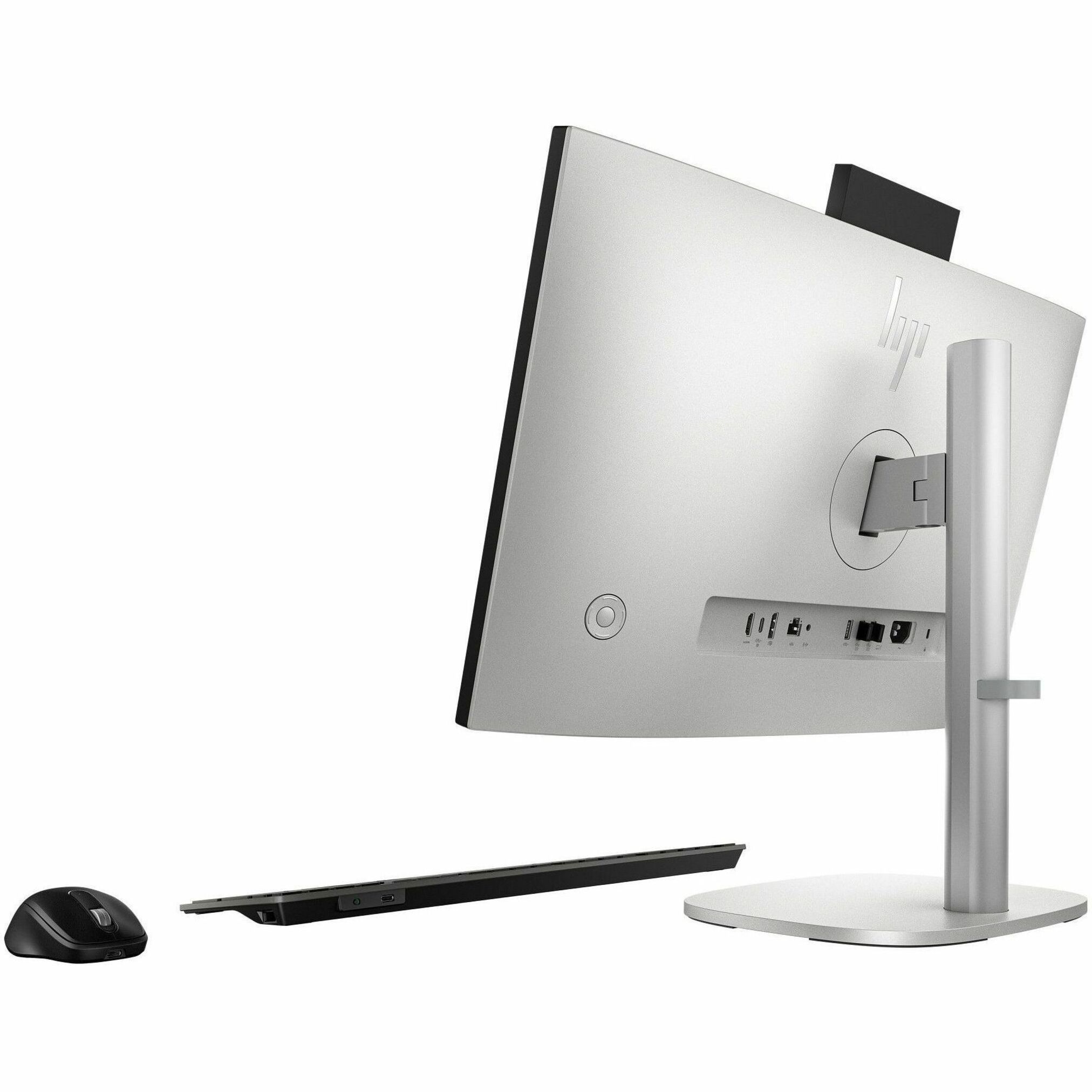 HP EliteStudio 8 AiO G1i All-in-One Computer - Intel Core Ultra 5 235 - vPro Technology - 32 GB - 512 GB SSD - 23.8" Full HD - Desktop - Pike Silver - Intel Q870 Chip - 1920 x 1080 - Windows 11 Pro - Intel DDR5 SDRAM - English Keyboard - IEEE 802.11be Wireless LAN - 280 W — alternate image2