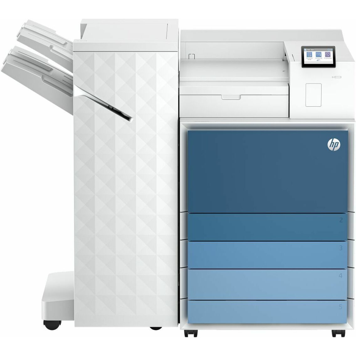 HP LaserJet Enterprise 8501x+ Wired Laser Printer - Monochrome - 70 ppm Mono - 1200 x 1200 dpi class - Ethernet - Gigabit Ethernet - USB