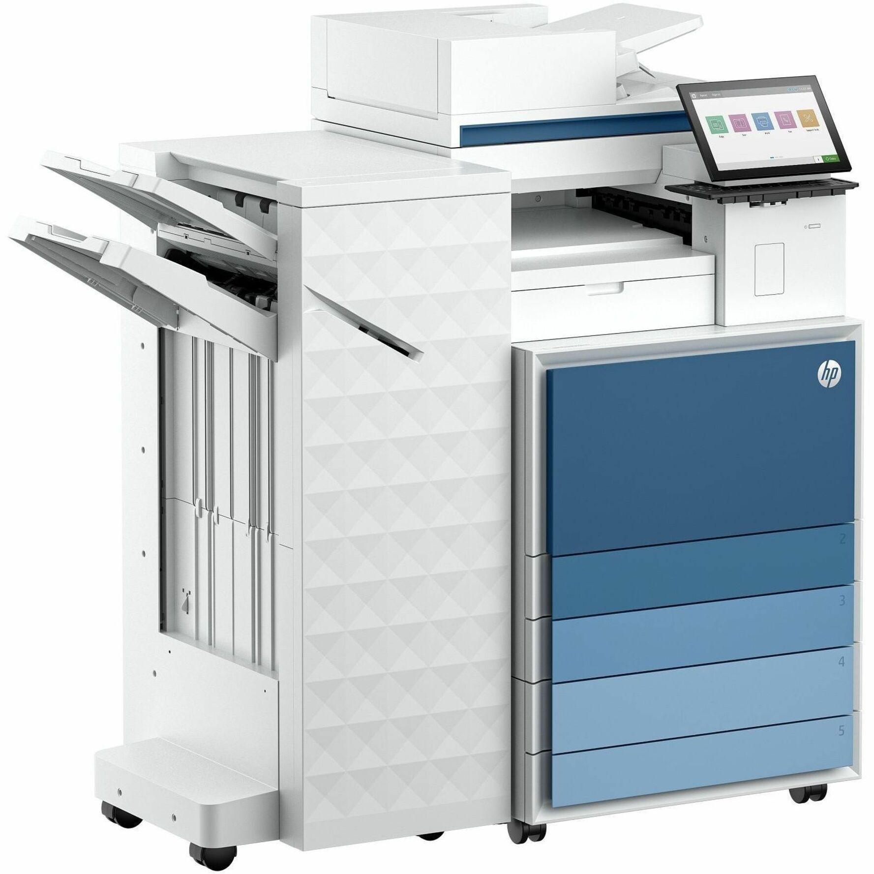 HP LaserJet Enterprise 8601z+ Laser Multifunction Printer — right