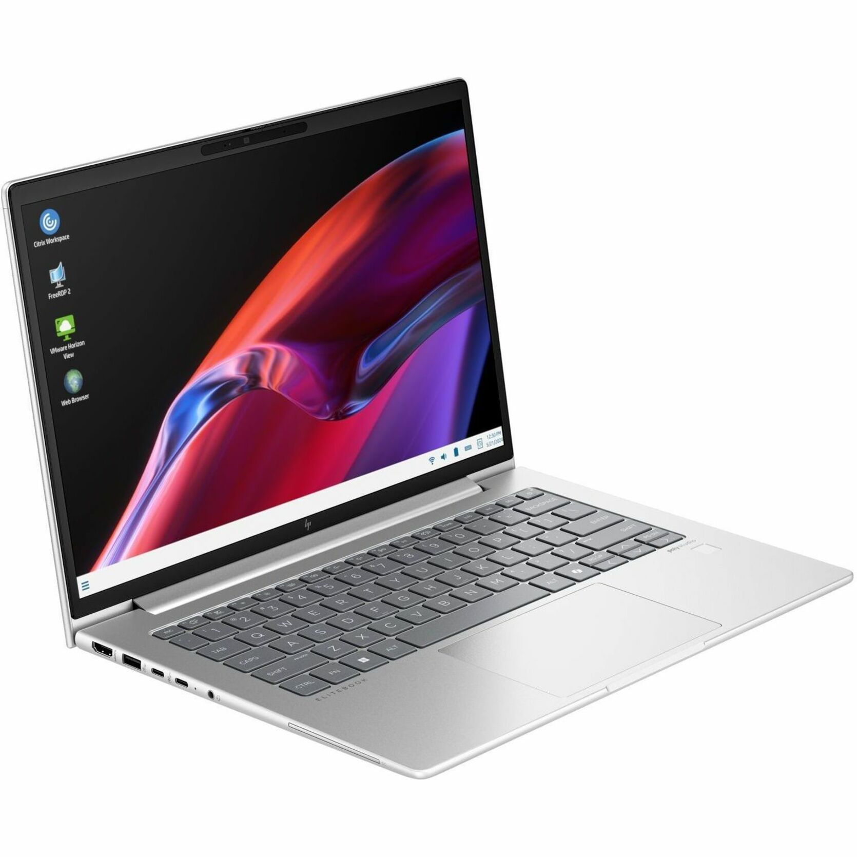 HP Elite mt645 G8 14" Thin Client Notebook - WUXGA - AMD Ryzen 3 7335U - 8 GB - 256 GB SSD - AMD Chip - 1920 x 1200 - Windows 11 IoT Enterprise LTSC 2024 - AMD Radeon 660M Graphics - In-plane Switching (IPS) Technology - IEEE 802.11ax Wireless LAN Standard — alternate image2