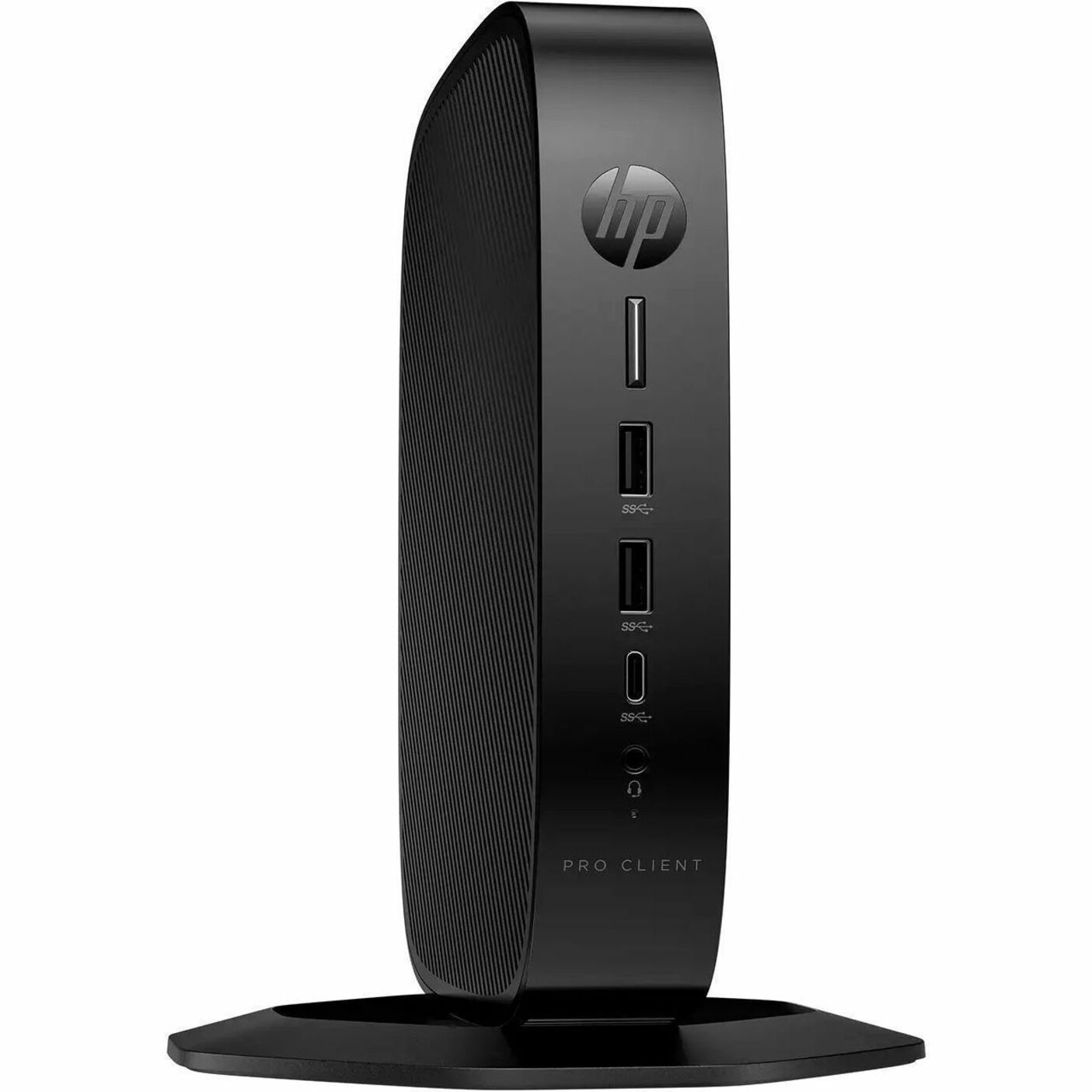HP Pro t550 Thin Client - Intel Celeron J6412 Quad-core (4 Core) 2 GHz - TAA Compliant - Intel Chip - 8 GB RAM DDR4 SDRAM - DDR4-3200/PC4-25600 - 32 GB Flash - Intel - Gigabit Ethernet - HP Smart Zero Core - IEEE 802.11ax - Bluetooth 5.3 - DisplayPort - Network (RJ-45) - 7 Total USB Port(s) - 2 USB 2.0 Port(s) - USB Type-C - 45 W — alternate image3
