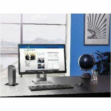 HP Pro t550 Thin Client - Intel Celeron J6412 Quad-core (4 Core) 2 GHz - TAA Compliant - Intel Chip - 8 GB RAM DDR4 SDRAM - DDR4-3200/PC4-25600 - 32 GB Flash - Intel - Gigabit Ethernet - HP Smart Zero CoreEnglish) - IEEE 802.11ax - Bluetooth 5.3 - DisplayPort - Network (RJ-45) - 7 Total USB Port(s) - 2 USB 2.0 Port(s) - USB Type-C - English Keyboard - 45 W — alternate image11