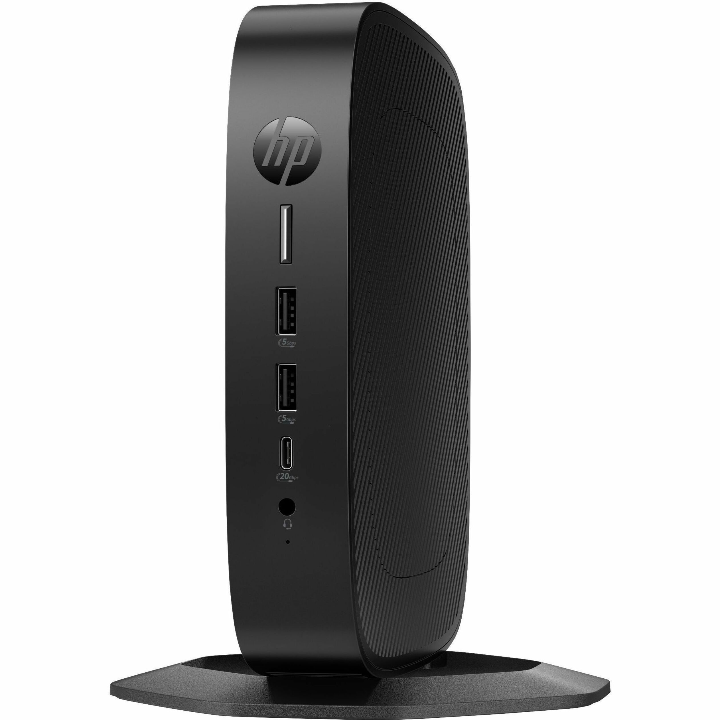 HP Elite t660 Thin Client - Intel U-series U300E Penta-core (5 Core) 1.10 GHz - TAA Compliant - Intel Chip - 8 GB RAM DDR5 SDRAM - DDR5-5200/PC5-41600 - 32 GB Flash - Intel - Gigabit Ethernet - HP ThinProEnglish) - DisplayPort - Network (RJ-45) - 7 Total USB Port(s) - 2 USB 2.0 Port(s) - USB Type-C — leftmaximum