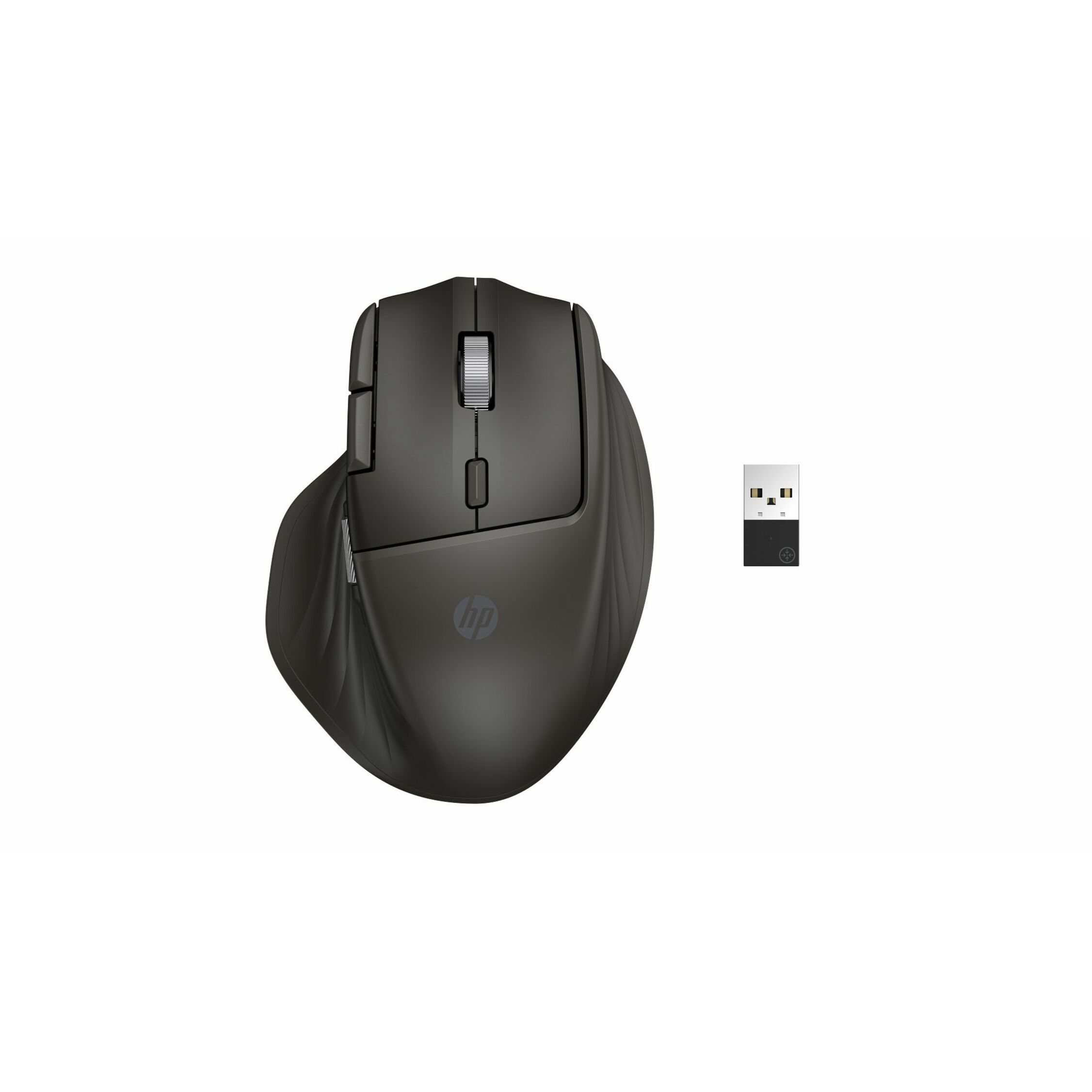 HP Ultra-Fast-Scroll Wireless Mouse 780M (B8YX3AA) - Wireless - Bluetooth/Radio Frequency - 2.40 GHz - Rechargeable - USB Type A - Scroll Wheel - 6 Programmable Button(s)