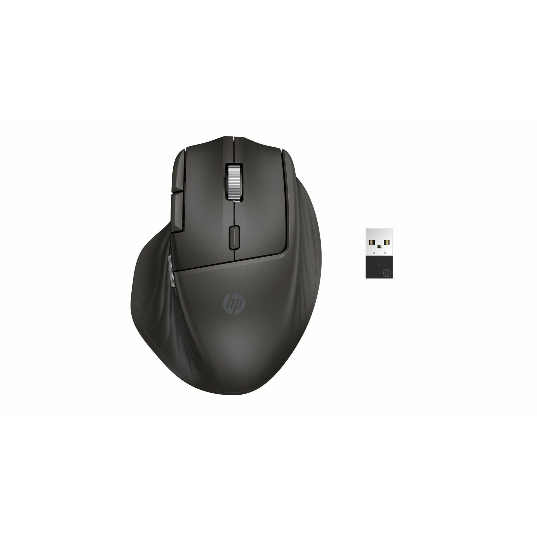HP Ultra-Fast-Scroll Wireless Mouse 785M (B8YX4AA) - Multi Surface - Wireless - 32.81 ft - Bluetooth/Radio Frequency - 2.40 GHz - Rechargeable - Black - USB Type A - 6000 dpi - Scroll Wheel - 6 Button(s) - 6 Programmable Button(s) - 1