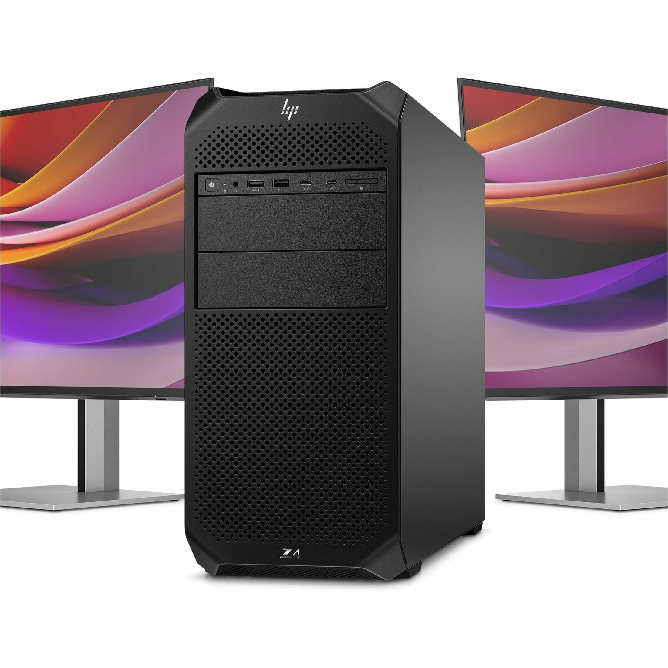 HP Z4 G5 Workstation - 1 x Intel Xeon w5-2545 - 16 GB - 512 GB SSD - Tower - Black - Intel W790 Chip - NVMe, Serial ATA/600 Controller - 0, 1, 5, 10 RAID Levels - Gigabit Ethernet — alternate image2