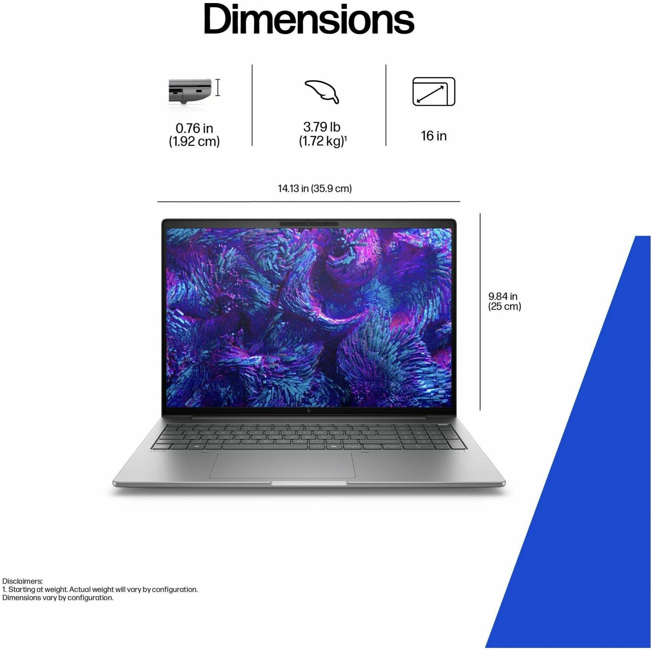 HP ZBook 8 G1i 16" Mobile Workstation - Intel Core Ultra 7 Series 2 255H - 32 GB - 1 TB SSD - Intel Chip — alternate image11